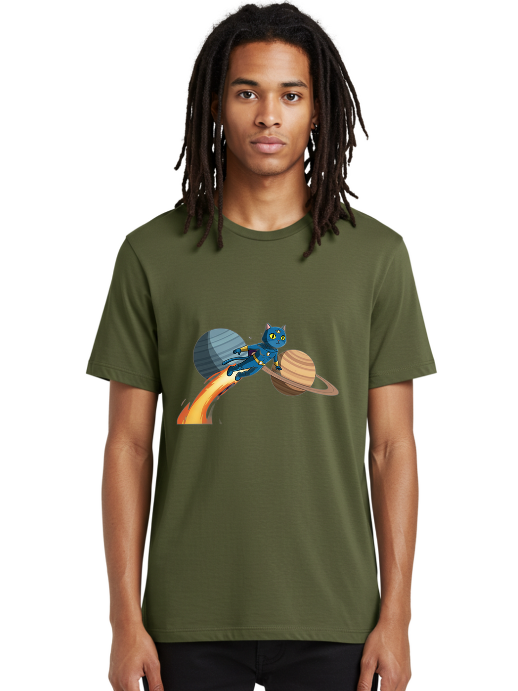 Cat-Flying-Rocket Men'S Graphic Tee, 100% Cotton, Comfortable Casual Summer Wear, Machine Washable, Vintage Camera, Old Camera, Antique Camera, Black Camera, Classic Photography, Photography Equipment, Nostalgic Device, Film Camera, Camera Art Bal970