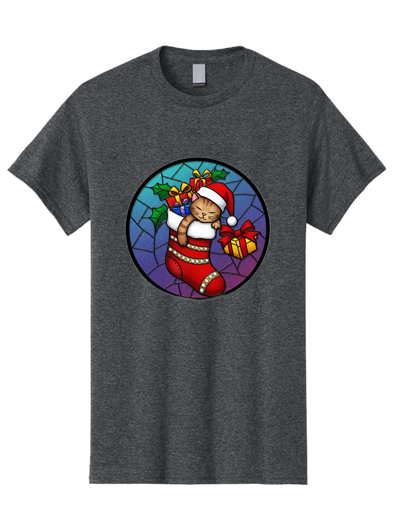 Cat-In-Christmas-Stocking-1 Men'S Graphic Tee, 100% Cotton, Comfortable Casual Summer Wear, Machine Washable, Vintage Camera, Old Camera, Antique Camera, Black Camera, Classic Photography, Photography Equipment, Nostalgic Device, Film Camera, Bal972