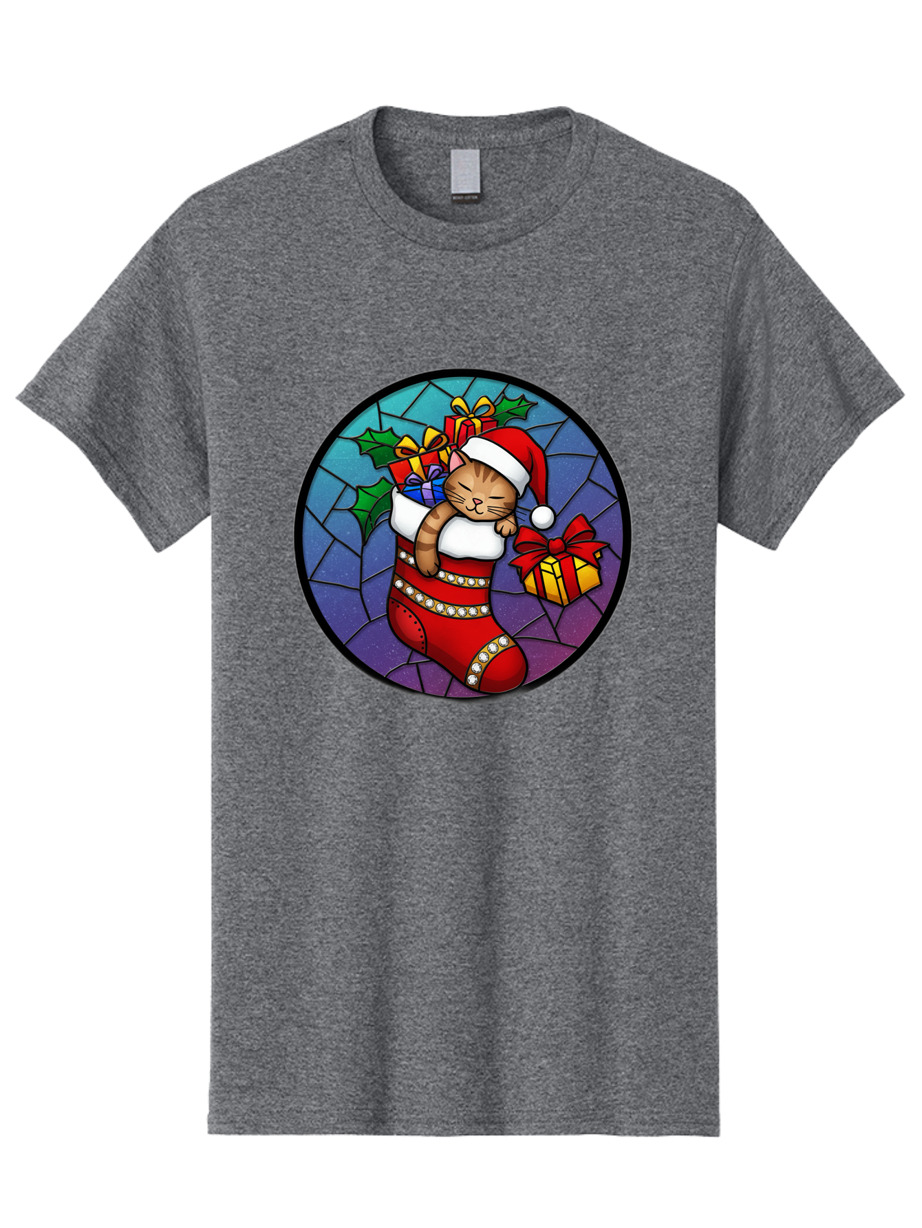 Cat-In-Christmas-Stocking-1 Men'S Graphic Tee, 100% Cotton, Comfortable Casual Summer Wear, Machine Washable, Vintage Camera, Old Camera, Antique Camera, Black Camera, Classic Photography, Photography Equipment, Nostalgic Device, Film Camera, Bal972