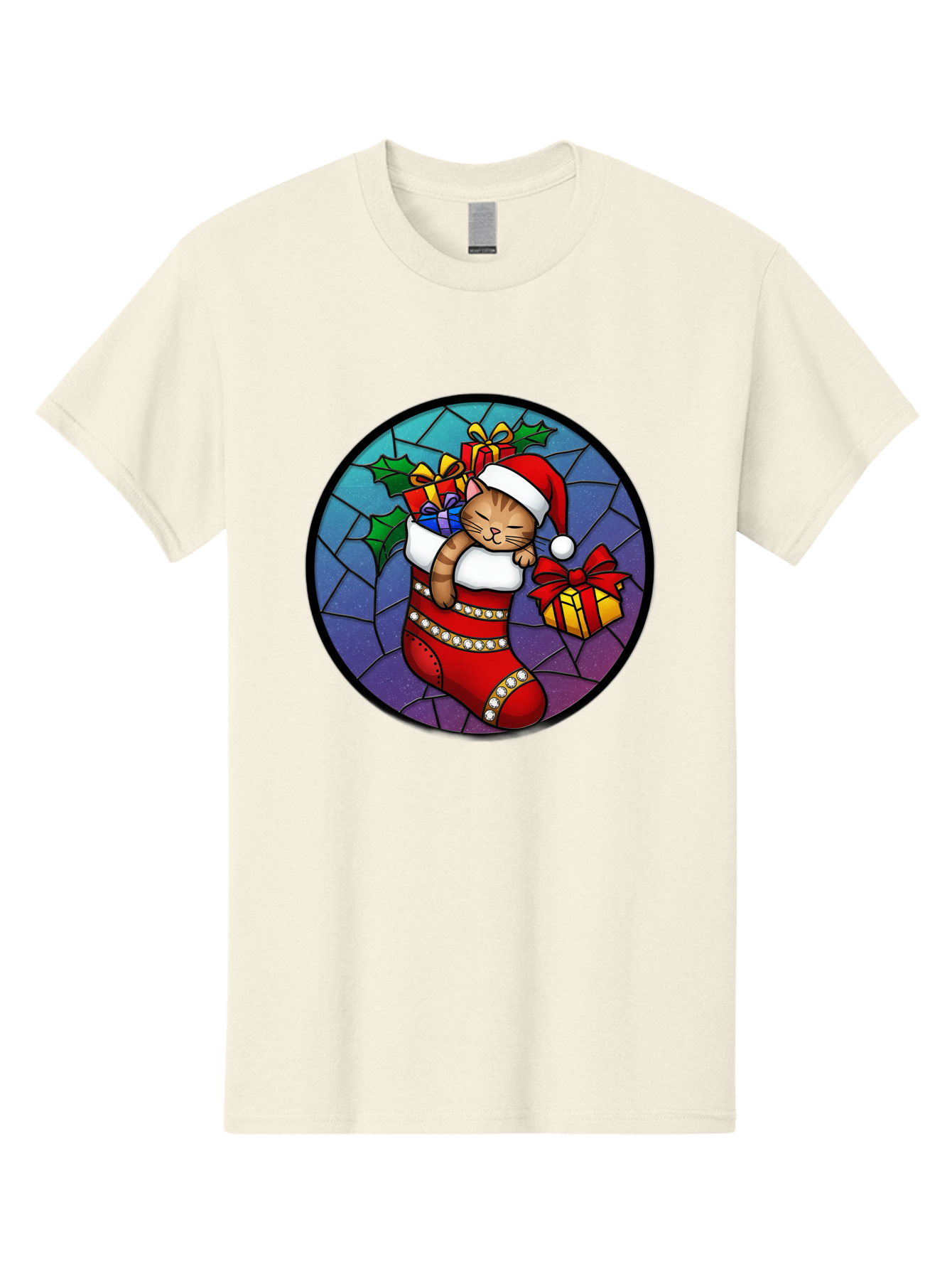 Cat-In-Christmas-Stocking-1 Men'S Graphic Tee, 100% Cotton, Comfortable Casual Summer Wear, Machine Washable, Vintage Camera, Old Camera, Antique Camera, Black Camera, Classic Photography, Photography Equipment, Nostalgic Device, Film Camera, Bal972