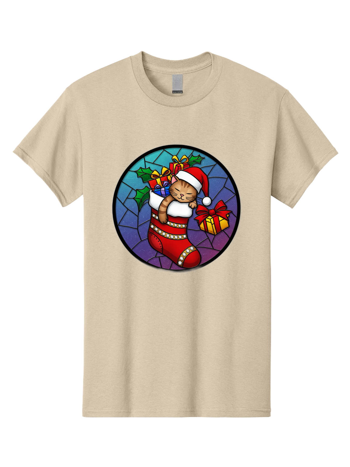 Cat-In-Christmas-Stocking-1 Men'S Graphic Tee, 100% Cotton, Comfortable Casual Summer Wear, Machine Washable, Vintage Camera, Old Camera, Antique Camera, Black Camera, Classic Photography, Photography Equipment, Nostalgic Device, Film Camera, Bal972