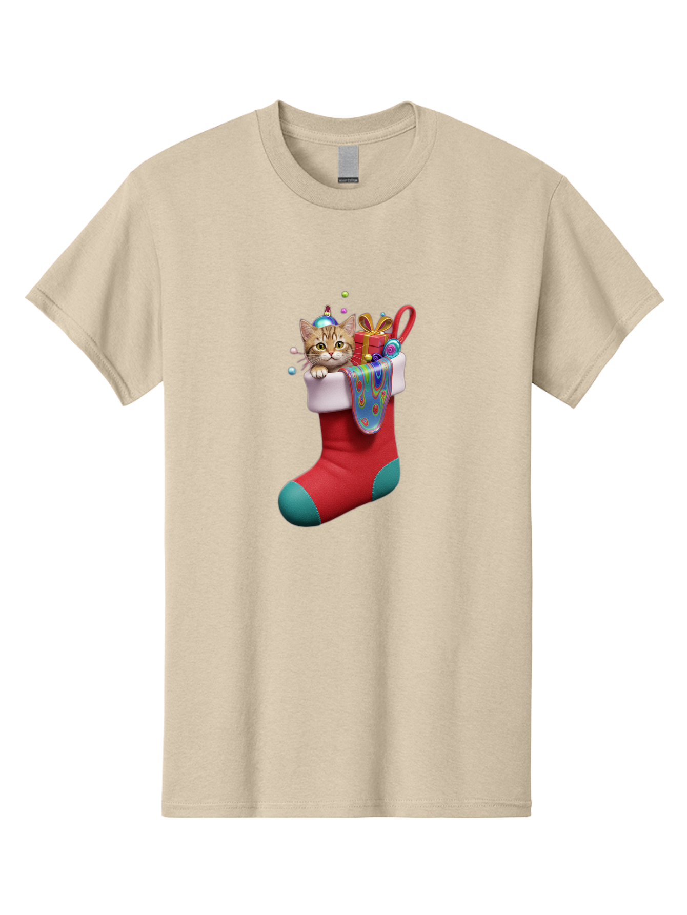 Cat-In-Christmas-Stocking-2 Men'S Graphic Tee, 100% Cotton, Comfortable Casual Summer Wear, Machine Washable, Vintage Camera, Old Camera, Antique Camera, Black Camera, Classic Photography, Photography Equipment, Nostalgic Device, Film Camera, Bal973