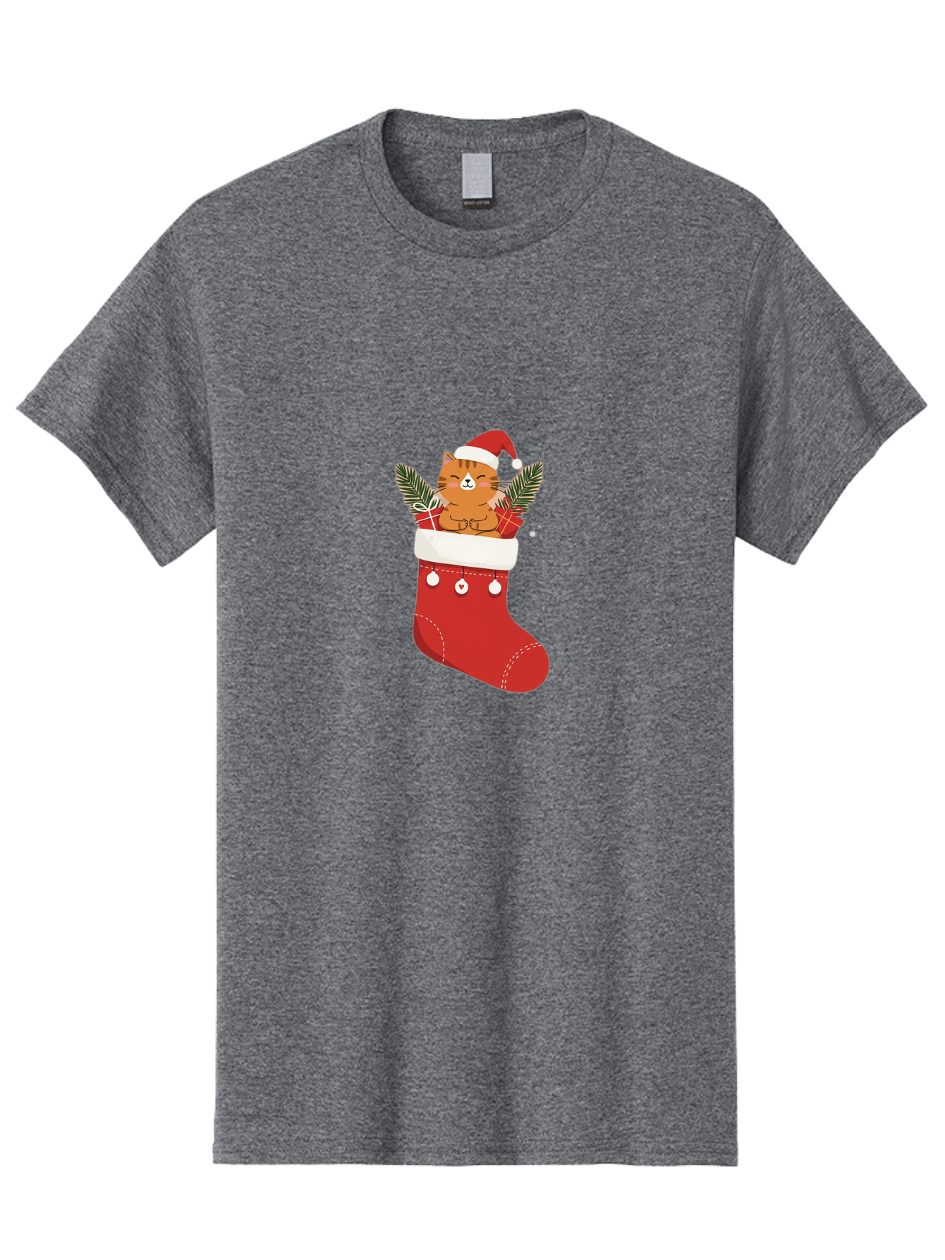 Cat-In-Christmas-Stocking-3 Men'S Graphic Tee, 100% Cotton, Comfortable Casual Summer Wear, Machine Washable, Vintage Camera, Old Camera, Antique Camera, Black Camera, Classic Photography, Photography Equipment, Nostalgic Device, Film Camera, Bal974