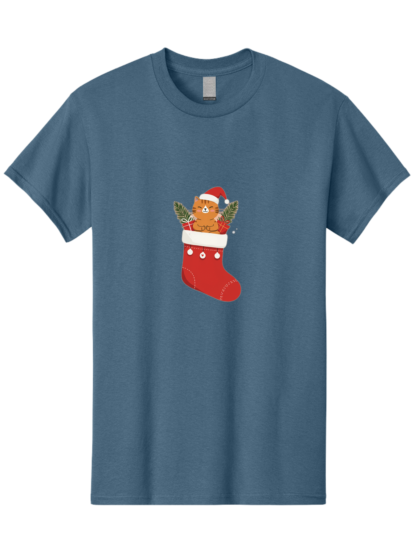 Cat-In-Christmas-Stocking-3 Men'S Graphic Tee, 100% Cotton, Comfortable Casual Summer Wear, Machine Washable, Vintage Camera, Old Camera, Antique Camera, Black Camera, Classic Photography, Photography Equipment, Nostalgic Device, Film Camera, Bal974