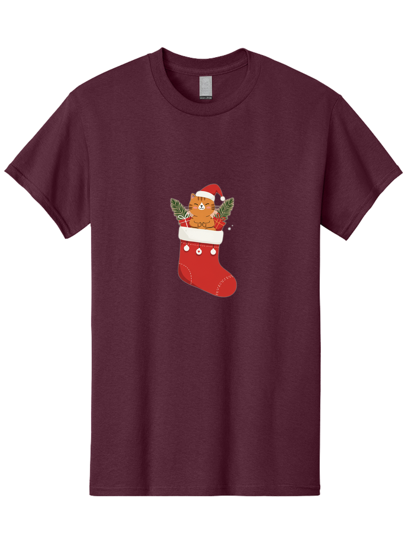 Cat-In-Christmas-Stocking-3 Men'S Graphic Tee, 100% Cotton, Comfortable Casual Summer Wear, Machine Washable, Vintage Camera, Old Camera, Antique Camera, Black Camera, Classic Photography, Photography Equipment, Nostalgic Device, Film Camera, Bal974