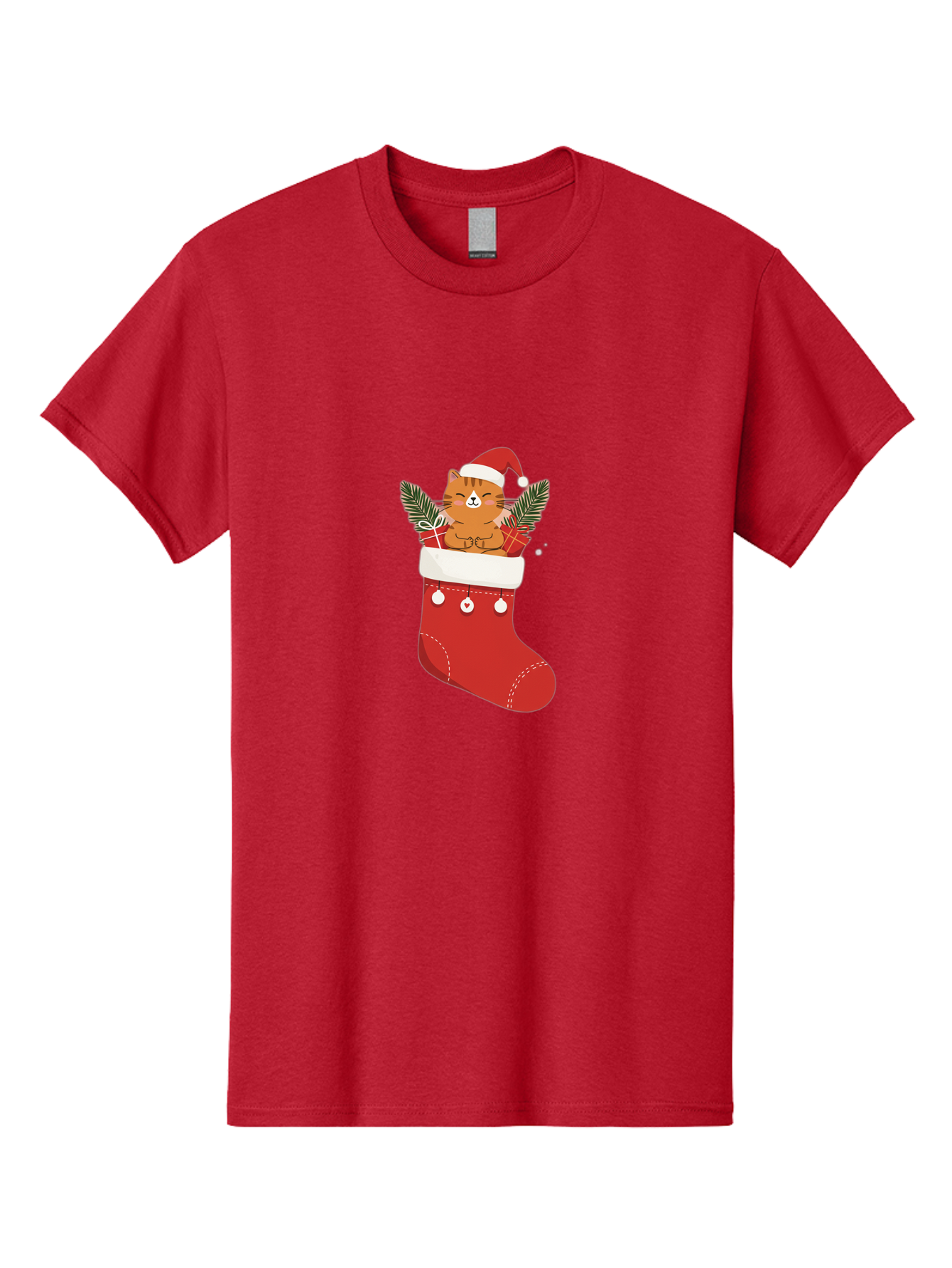 Cat-In-Christmas-Stocking-3 Men'S Graphic Tee, 100% Cotton, Comfortable Casual Summer Wear, Machine Washable, Vintage Camera, Old Camera, Antique Camera, Black Camera, Classic Photography, Photography Equipment, Nostalgic Device, Film Camera, Bal974