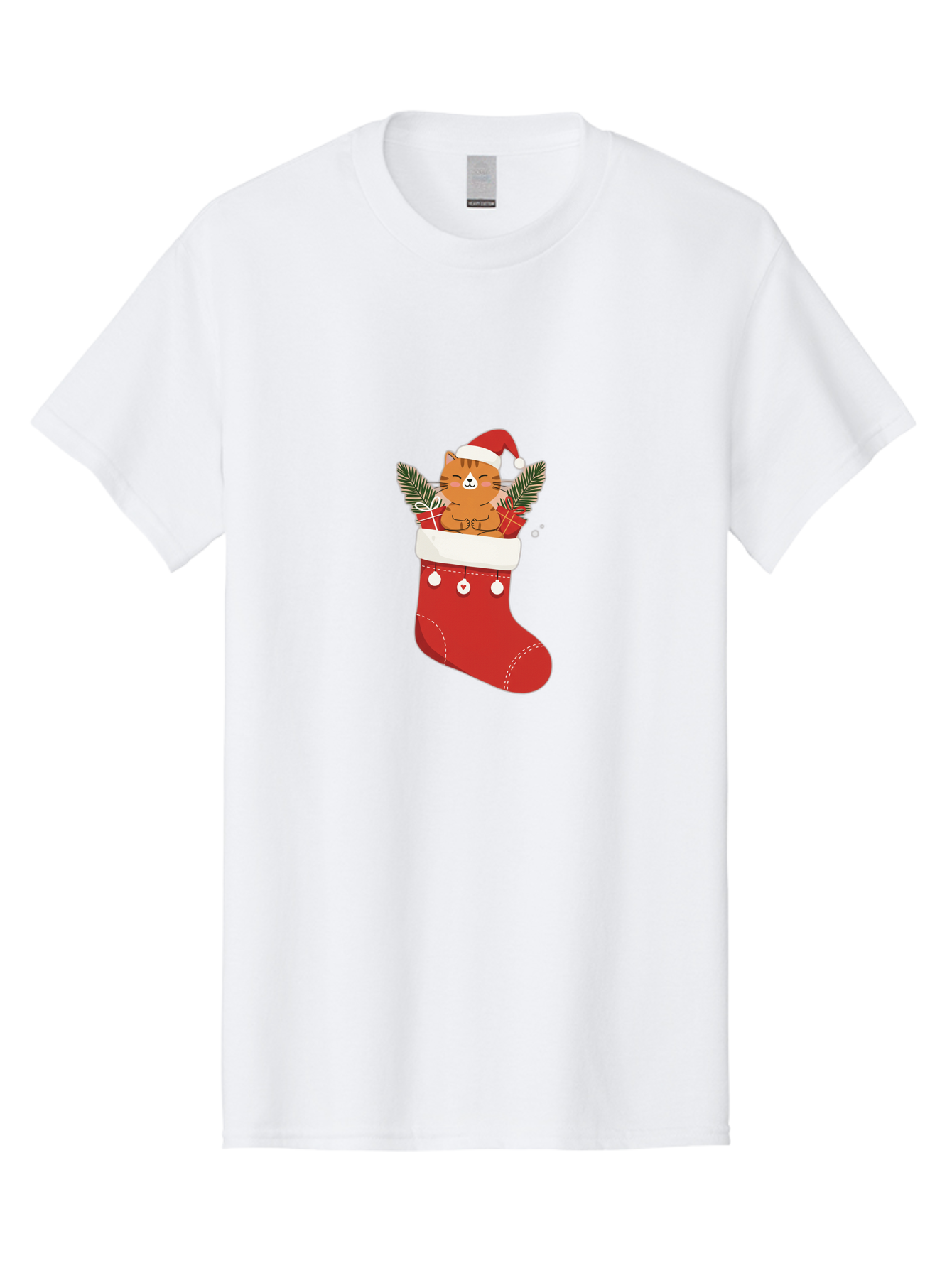 Cat-In-Christmas-Stocking-3 Men'S Graphic Tee, 100% Cotton, Comfortable Casual Summer Wear, Machine Washable, Vintage Camera, Old Camera, Antique Camera, Black Camera, Classic Photography, Photography Equipment, Nostalgic Device, Film Camera, Bal974