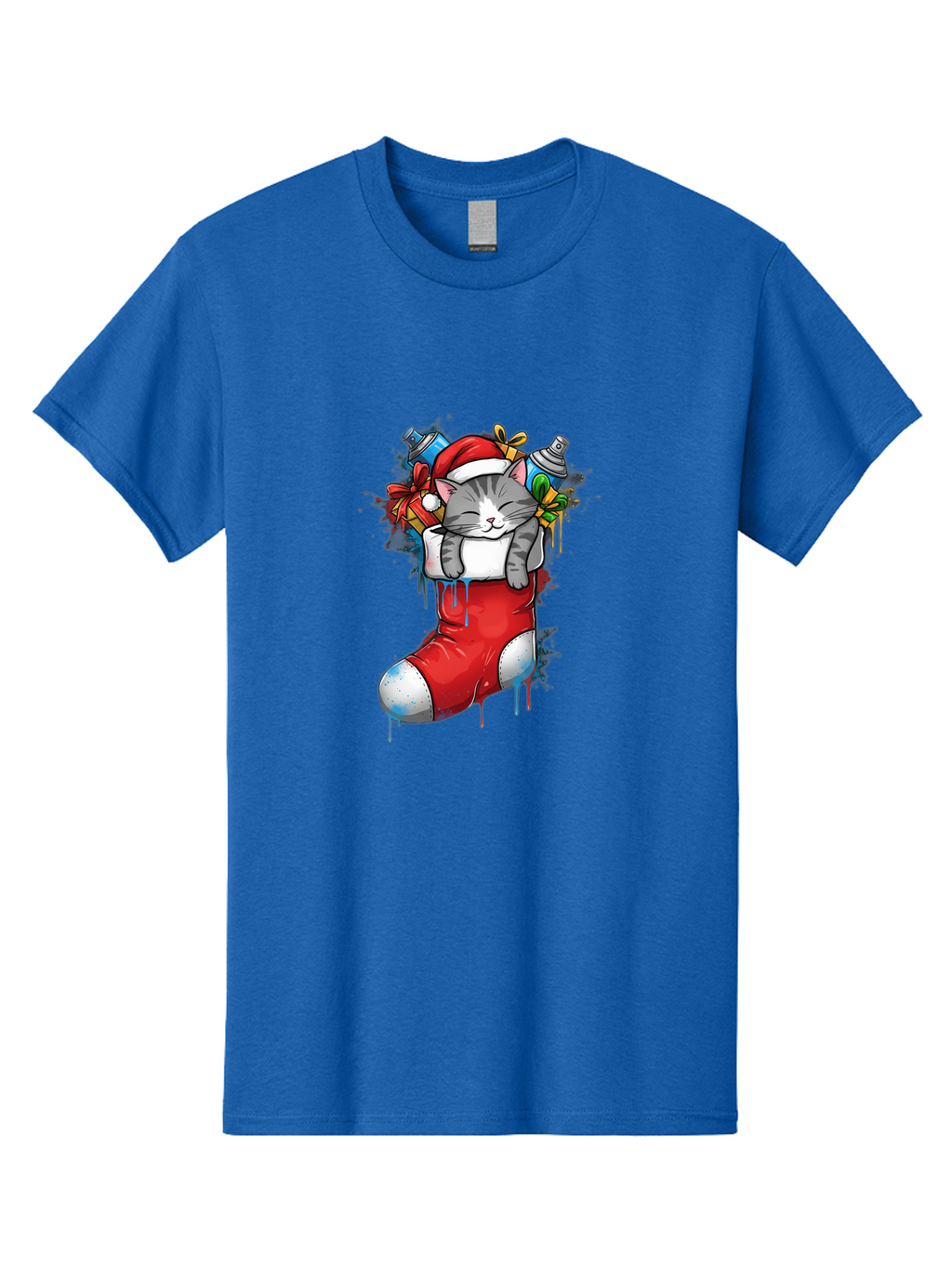 Cat-In-Christmas-Stocking-4 Men'S Graphic Tee, 100% Cotton, Comfortable Casual Summer Wear, Machine Washable, Vintage Camera, Old Camera, Antique Camera, Black Camera, Classic Photography, Photography Equipment, Nostalgic Device, Film Camera, Bal975