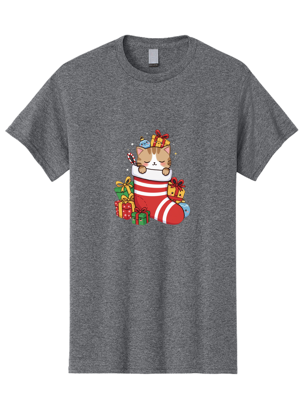 Cat-In-Christmas-Stocking-5 Men'S Graphic Tee, 100% Cotton, Comfortable Casual Summer Wear, Machine Washable, Vintage Camera, Old Camera, Antique Camera, Black Camera, Classic Photography, Photography Equipment, Nostalgic Device, Film Camera, Bal976