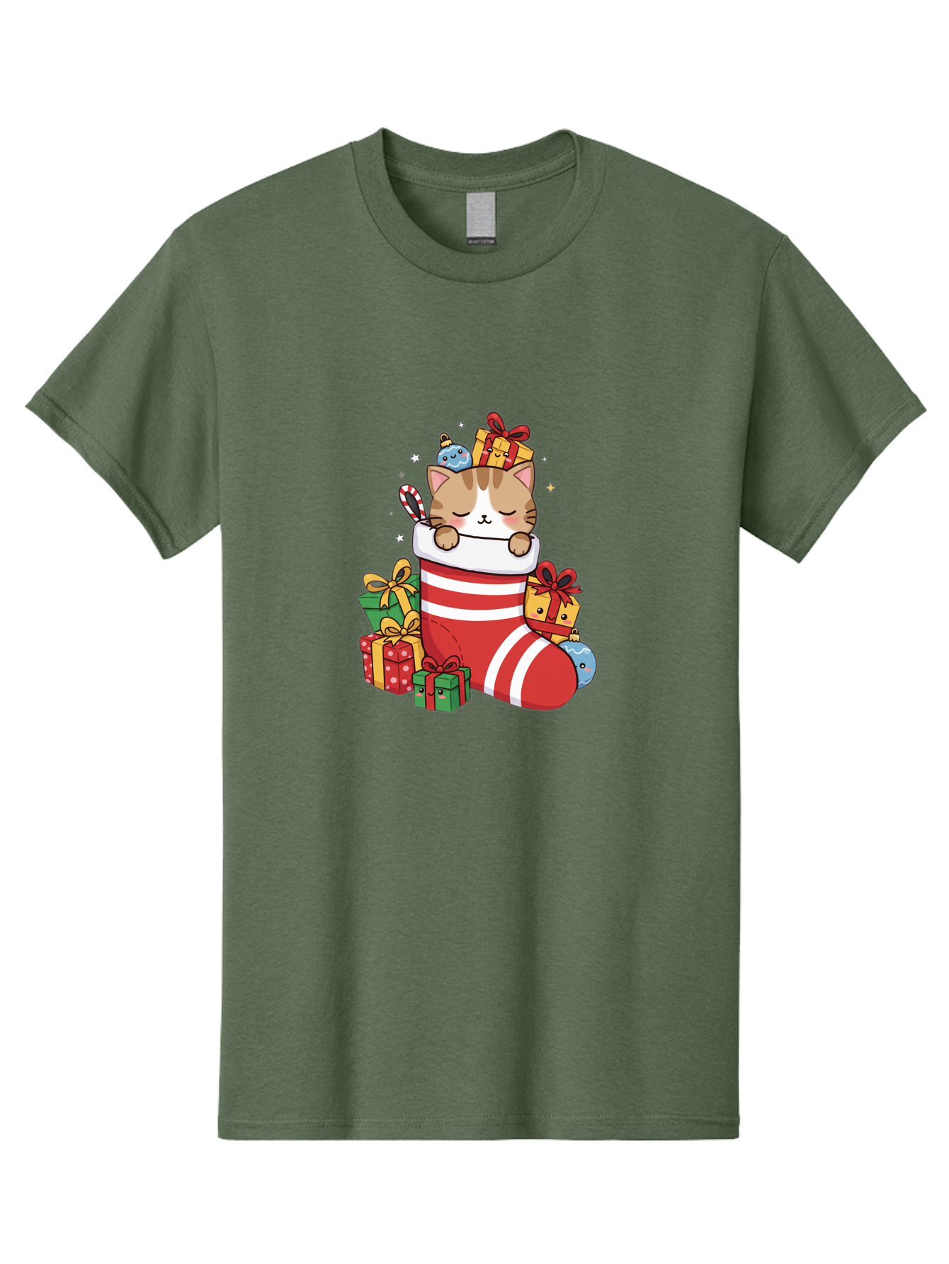 Cat-In-Christmas-Stocking-5 Men'S Graphic Tee, 100% Cotton, Comfortable Casual Summer Wear, Machine Washable, Vintage Camera, Old Camera, Antique Camera, Black Camera, Classic Photography, Photography Equipment, Nostalgic Device, Film Camera, Bal976