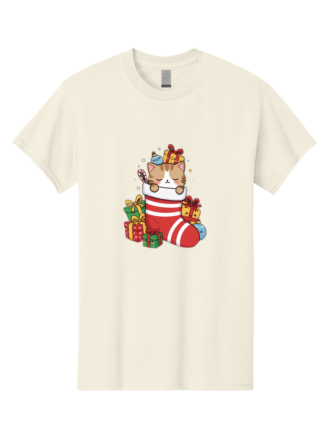 Cat-In-Christmas-Stocking-5 Men'S Graphic Tee, 100% Cotton, Comfortable Casual Summer Wear, Machine Washable, Vintage Camera, Old Camera, Antique Camera, Black Camera, Classic Photography, Photography Equipment, Nostalgic Device, Film Camera, Bal976