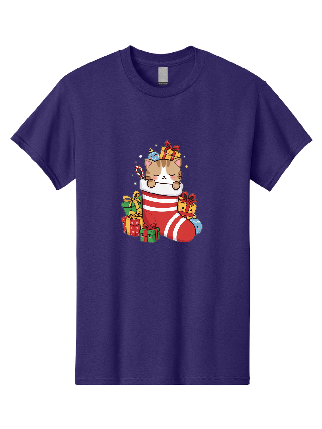 Cat-In-Christmas-Stocking-5 Men'S Graphic Tee, 100% Cotton, Comfortable Casual Summer Wear, Machine Washable, Vintage Camera, Old Camera, Antique Camera, Black Camera, Classic Photography, Photography Equipment, Nostalgic Device, Film Camera, Bal976