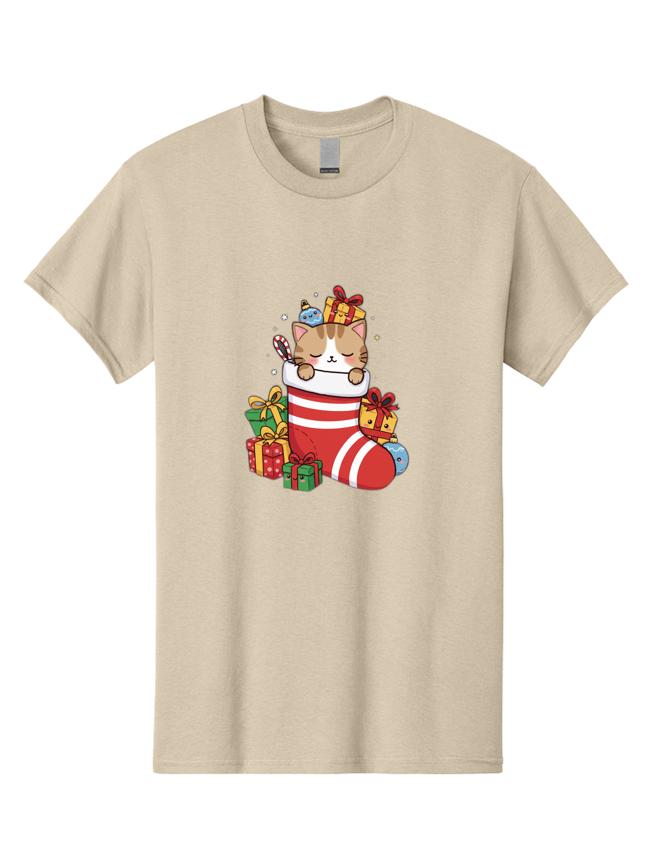 Cat-In-Christmas-Stocking-5 Men'S Graphic Tee, 100% Cotton, Comfortable Casual Summer Wear, Machine Washable, Vintage Camera, Old Camera, Antique Camera, Black Camera, Classic Photography, Photography Equipment, Nostalgic Device, Film Camera, Bal976