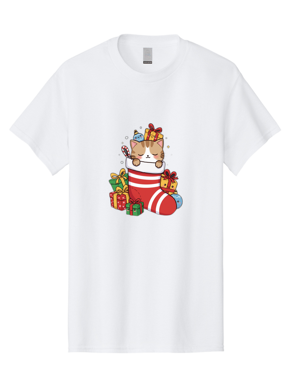 Cat-In-Christmas-Stocking-5 Men'S Graphic Tee, 100% Cotton, Comfortable Casual Summer Wear, Machine Washable, Vintage Camera, Old Camera, Antique Camera, Black Camera, Classic Photography, Photography Equipment, Nostalgic Device, Film Camera, Bal976