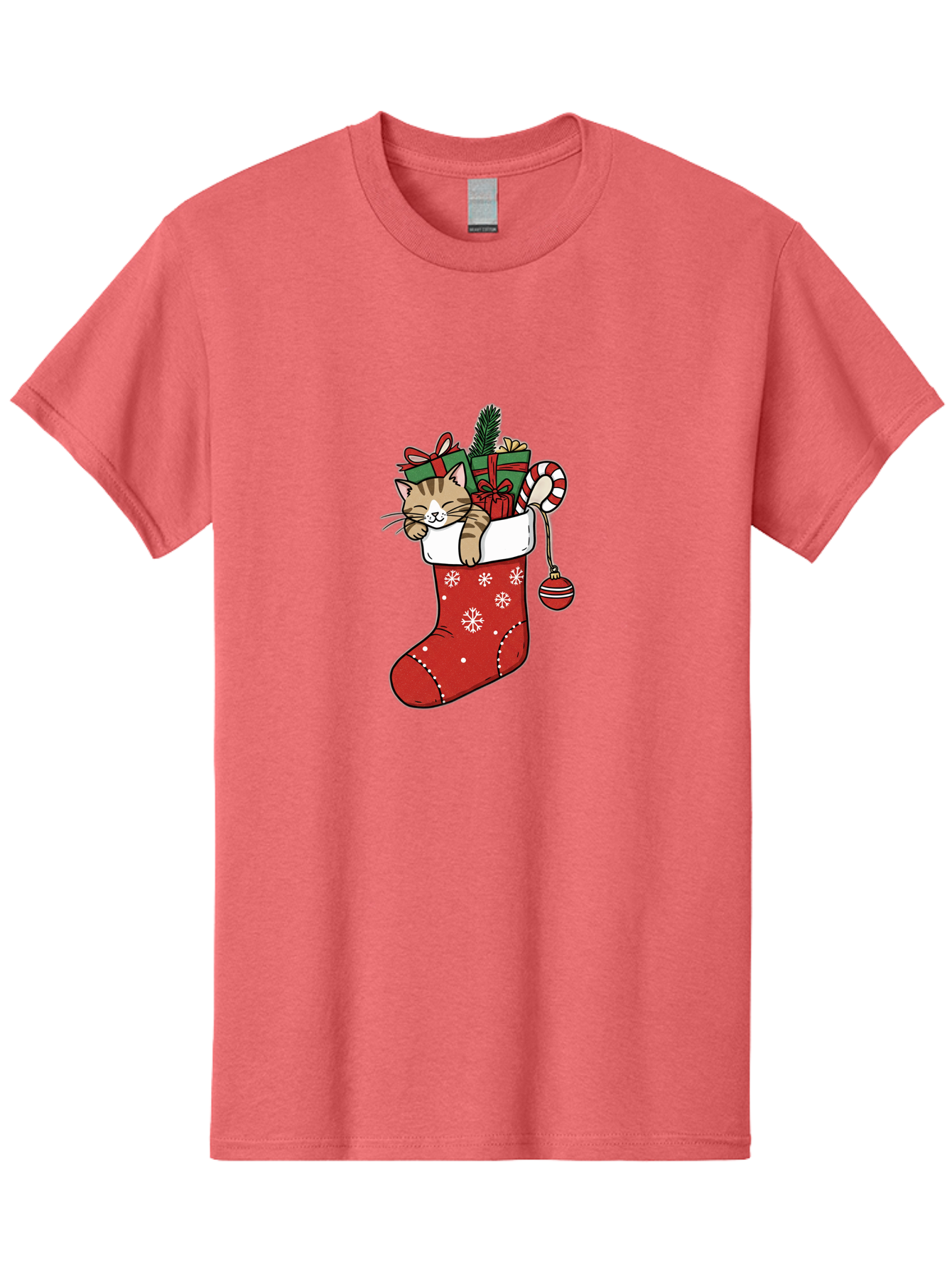 Cat-In-Christmas-Stocking-6 Men'S Graphic Tee, 100% Cotton, Comfortable Casual Summer Wear, Machine Washable, Vintage Camera, Old Camera, Antique Camera, Black Camera, Classic Photography, Photography Equipment, Nostalgic Device, Film Camera, Bal977