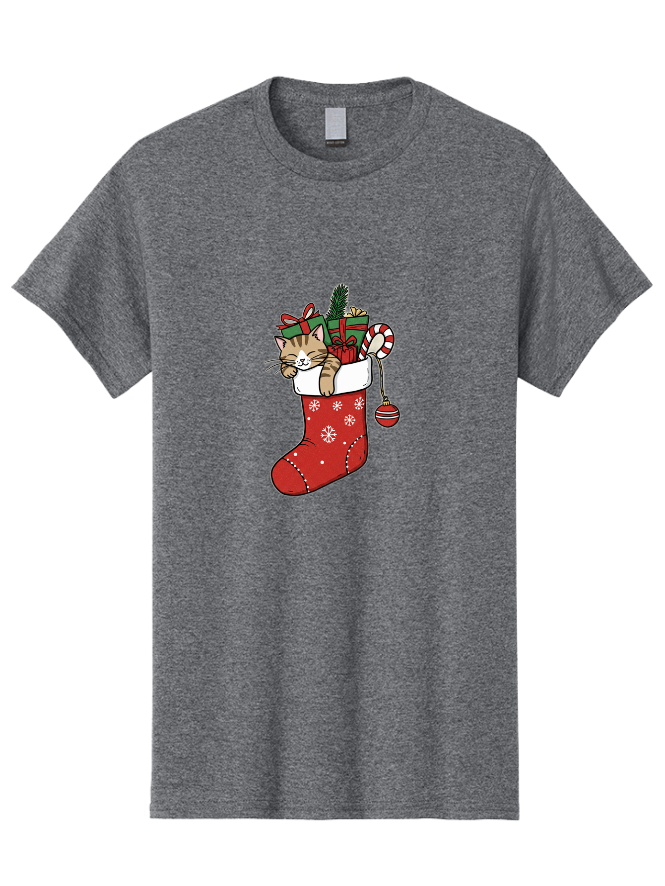 Cat-In-Christmas-Stocking-6 Men'S Graphic Tee, 100% Cotton, Comfortable Casual Summer Wear, Machine Washable, Vintage Camera, Old Camera, Antique Camera, Black Camera, Classic Photography, Photography Equipment, Nostalgic Device, Film Camera, Bal977