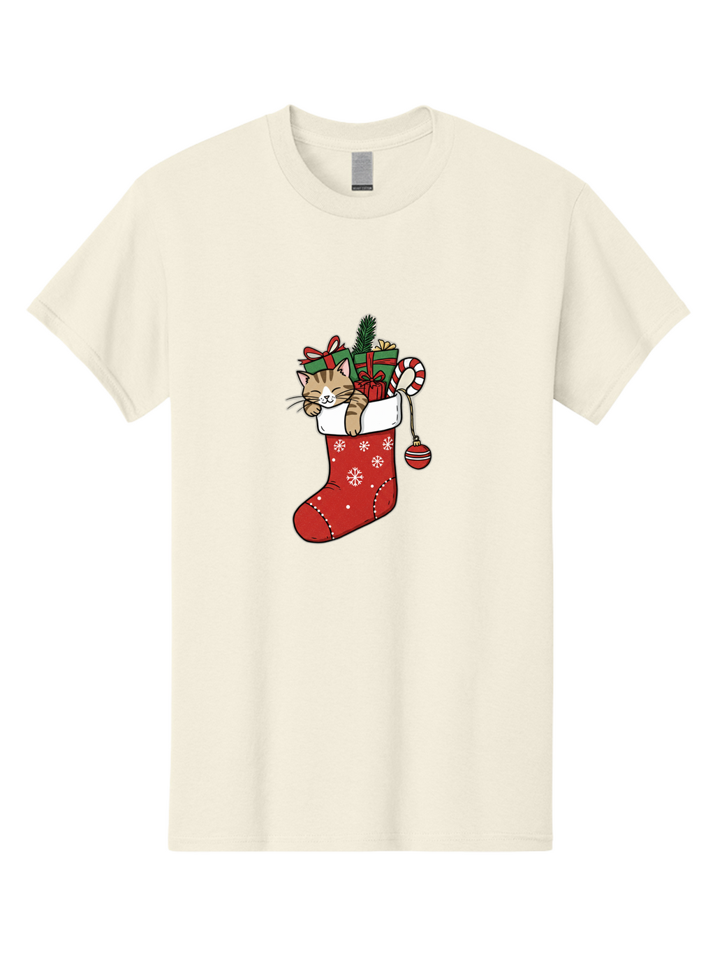 Cat-In-Christmas-Stocking-6 Men'S Graphic Tee, 100% Cotton, Comfortable Casual Summer Wear, Machine Washable, Vintage Camera, Old Camera, Antique Camera, Black Camera, Classic Photography, Photography Equipment, Nostalgic Device, Film Camera, Bal977