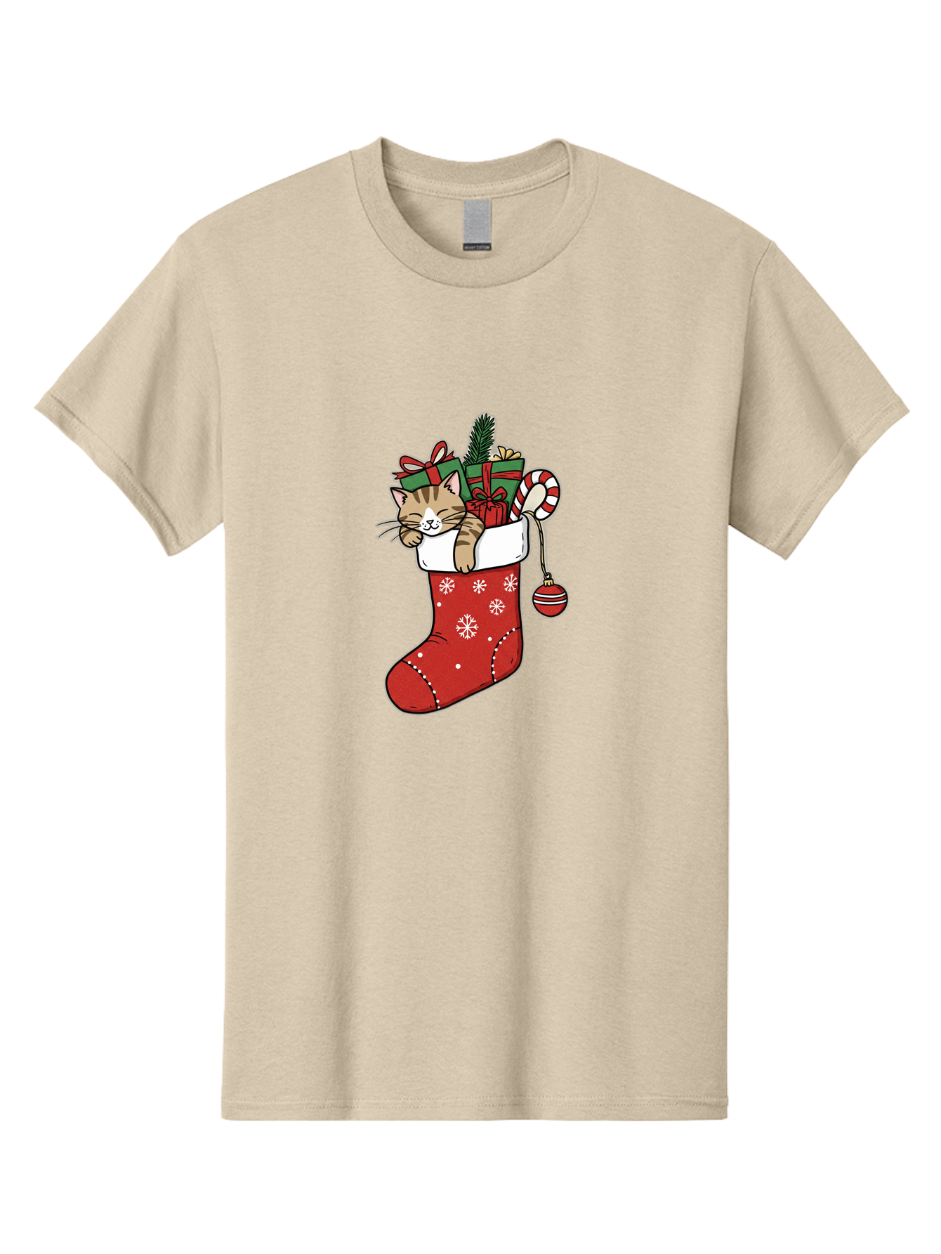 Cat-In-Christmas-Stocking-6 Men'S Graphic Tee, 100% Cotton, Comfortable Casual Summer Wear, Machine Washable, Vintage Camera, Old Camera, Antique Camera, Black Camera, Classic Photography, Photography Equipment, Nostalgic Device, Film Camera, Bal977
