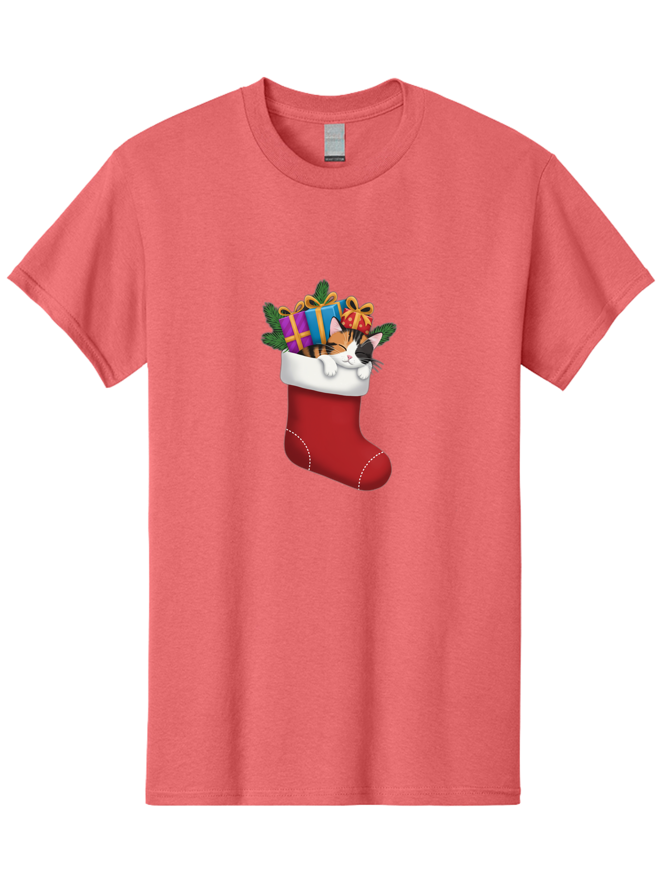 Cat-In-Christmas-Stocking-7 Men'S Graphic Tee, 100% Cotton, Comfortable Casual Summer Wear, Machine Washable, Vintage Camera, Old Camera, Antique Camera, Black Camera, Classic Photography, Photography Equipment, Nostalgic Device, Film Camera, Bal978