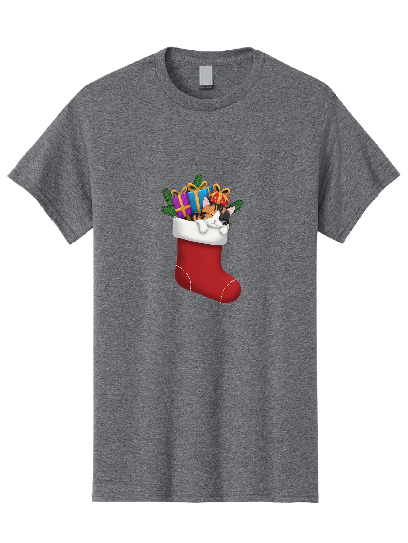 Cat-In-Christmas-Stocking-7 Men'S Graphic Tee, 100% Cotton, Comfortable Casual Summer Wear, Machine Washable, Vintage Camera, Old Camera, Antique Camera, Black Camera, Classic Photography, Photography Equipment, Nostalgic Device, Film Camera, Bal978