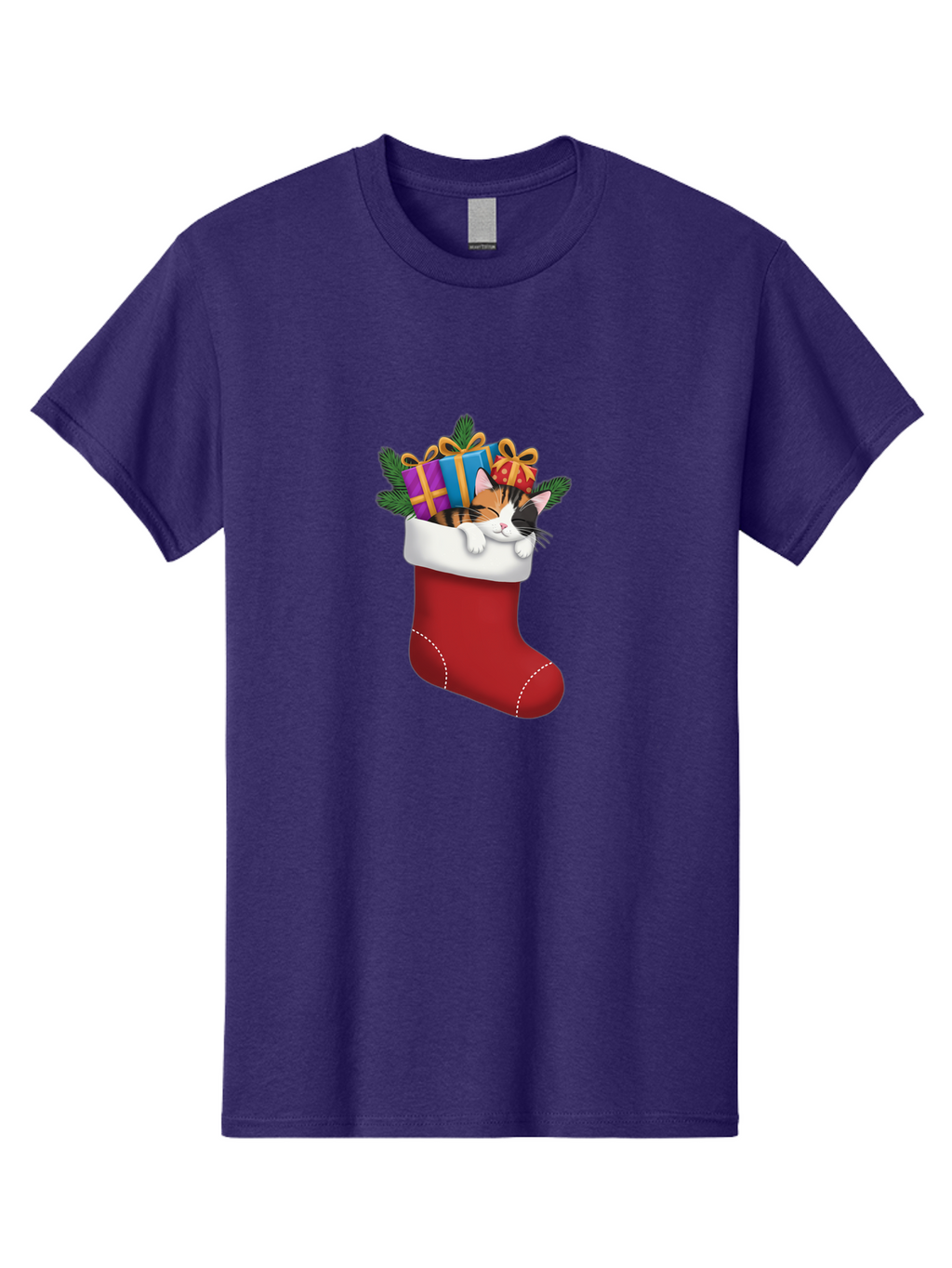 Cat-In-Christmas-Stocking-7 Men'S Graphic Tee, 100% Cotton, Comfortable Casual Summer Wear, Machine Washable, Vintage Camera, Old Camera, Antique Camera, Black Camera, Classic Photography, Photography Equipment, Nostalgic Device, Film Camera, Bal978