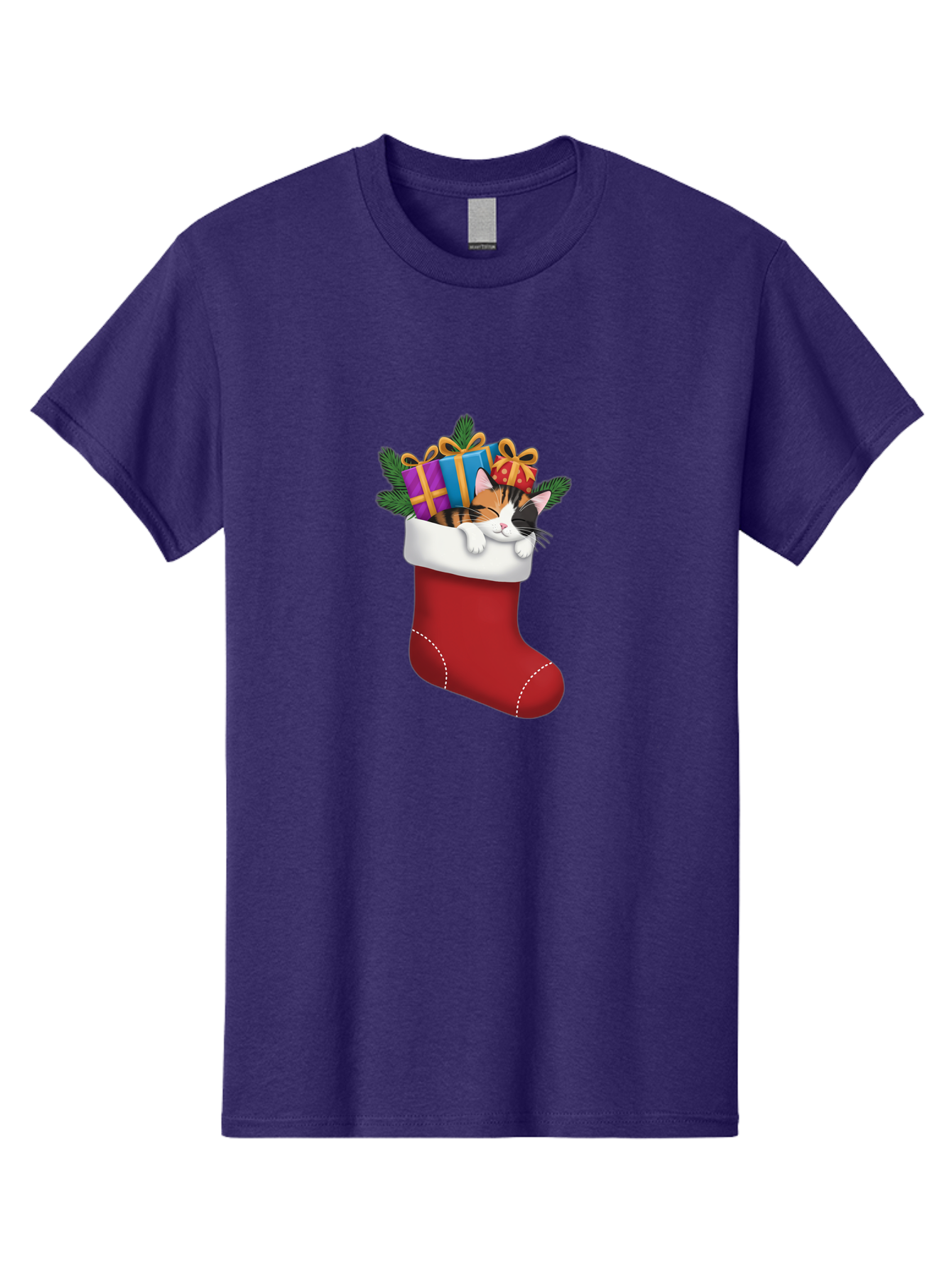 Cat-In-Christmas-Stocking-7 Men'S Graphic Tee, 100% Cotton, Comfortable Casual Summer Wear, Machine Washable, Vintage Camera, Old Camera, Antique Camera, Black Camera, Classic Photography, Photography Equipment, Nostalgic Device, Film Camera, Bal978
