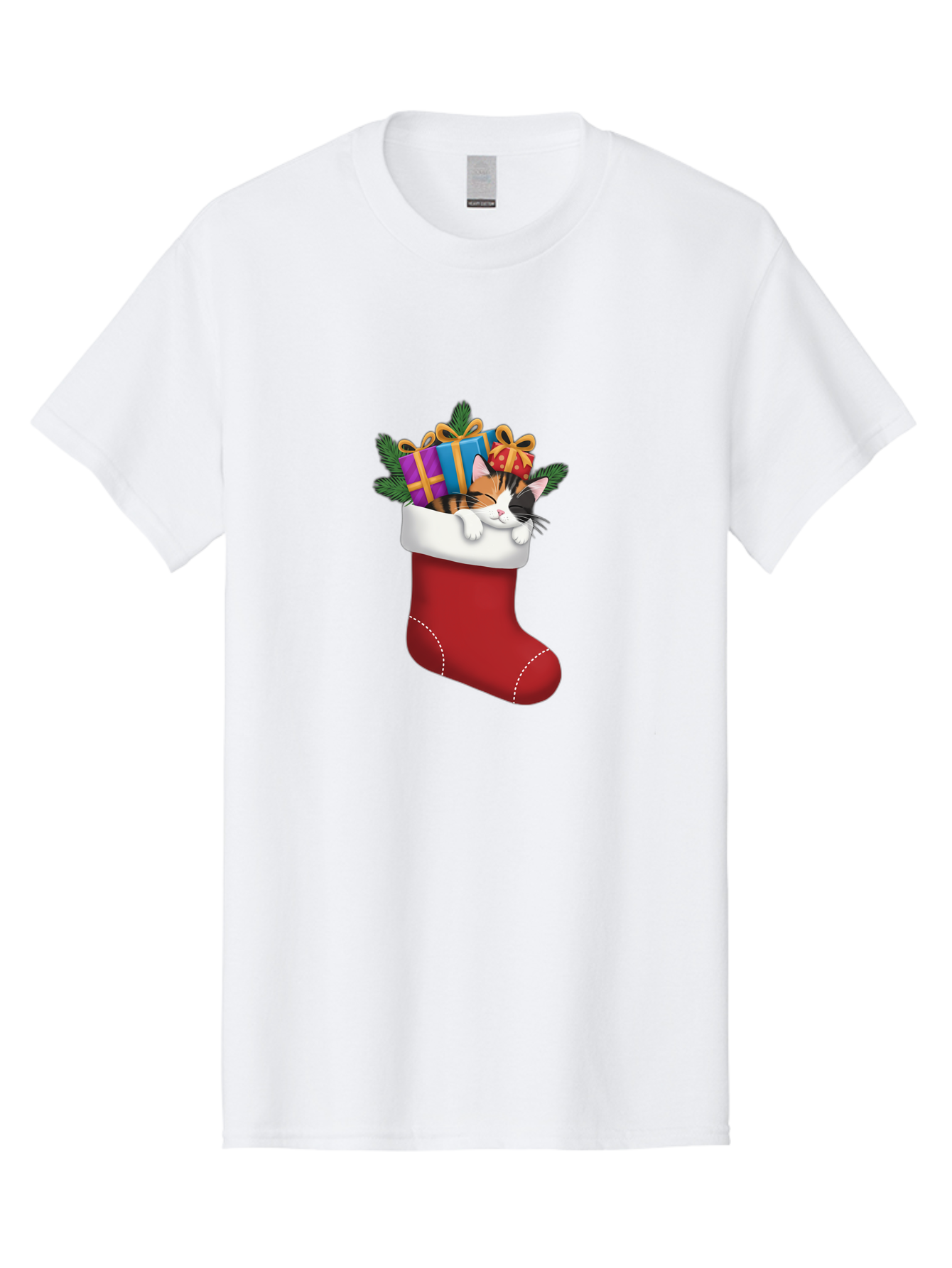 Cat-In-Christmas-Stocking-7 Men'S Graphic Tee, 100% Cotton, Comfortable Casual Summer Wear, Machine Washable, Vintage Camera, Old Camera, Antique Camera, Black Camera, Classic Photography, Photography Equipment, Nostalgic Device, Film Camera, Bal978