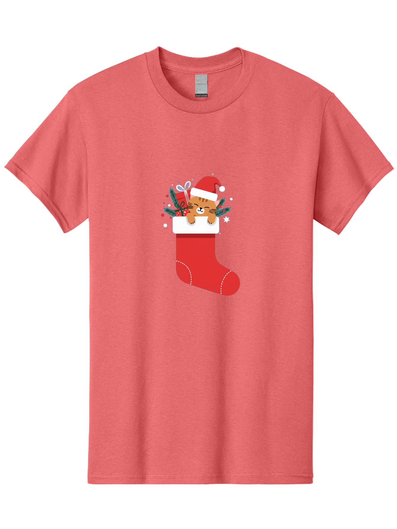 Cat-In-Christmas-Stocking Men'S Graphic Tee, 100% Cotton, Comfortable Casual Summer Wear, Machine Washable, Vintage Camera, Old Camera, Antique Camera, Black Camera, Classic Photography, Photography Equipment, Nostalgic Device, Film Camera, Bal979