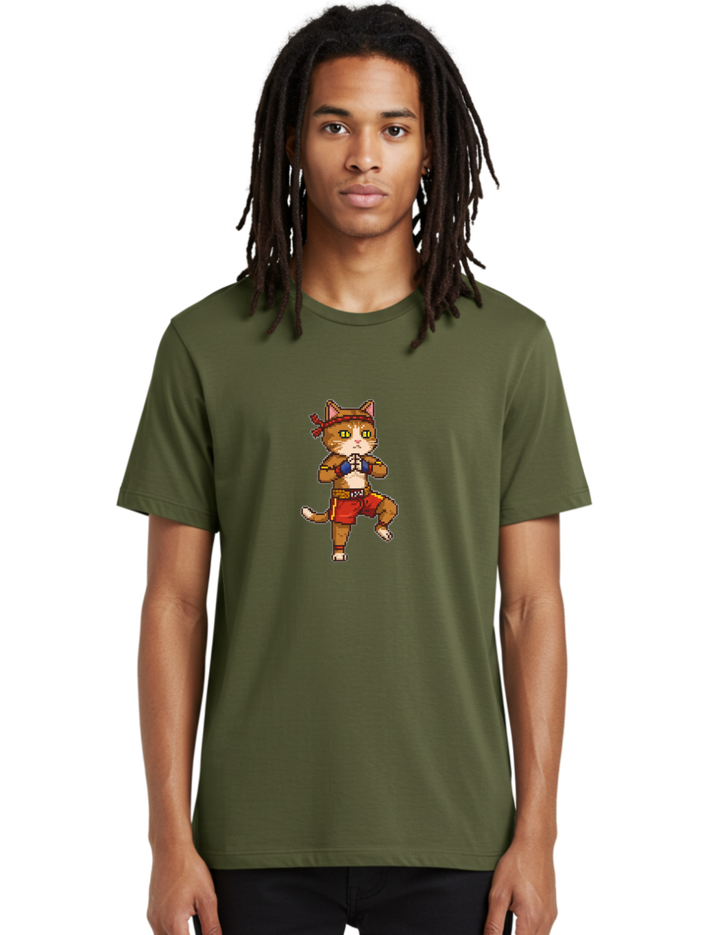 Cat-In-Fighting-Stance Men'S Graphic Tee, 100% Cotton, Comfortable Casual Summer Wear, Machine Washable, Vintage Camera, Old Camera, Antique Camera, Black Camera, Classic Photography, Photography Equipment, Nostalgic Device, Film Camera, Bal980