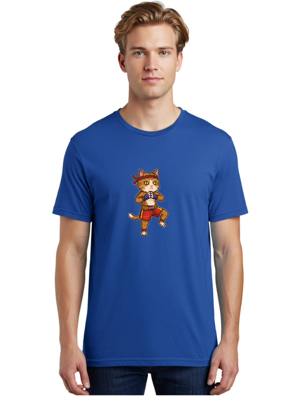 Cat-In-Fighting-Stance Men'S Graphic Tee, 100% Cotton, Comfortable Casual Summer Wear, Machine Washable, Vintage Camera, Old Camera, Antique Camera, Black Camera, Classic Photography, Photography Equipment, Nostalgic Device, Film Camera, Bal980