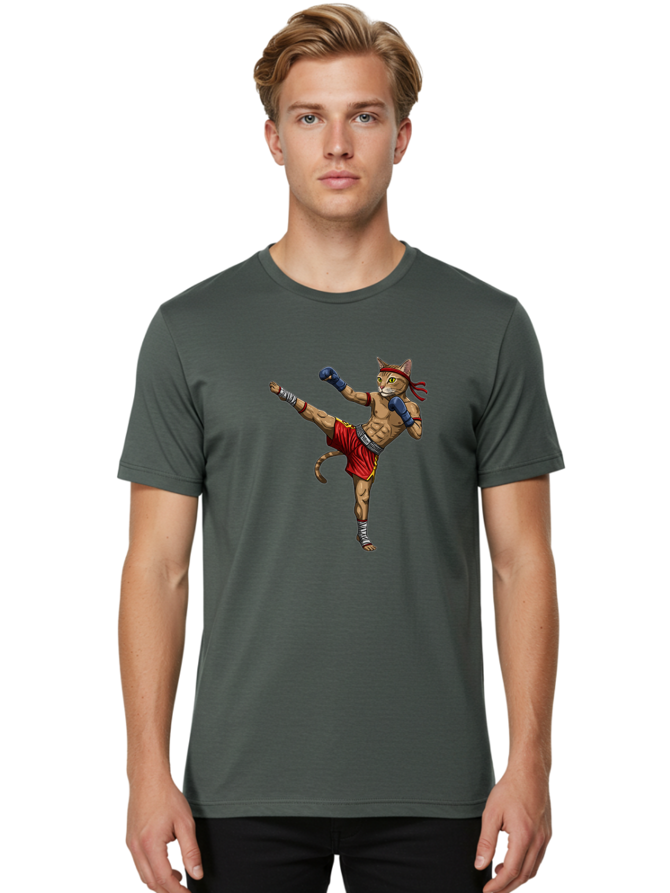 Cat-Kickboxer Men'S Graphic Tee, 100% Cotton, Comfortable Casual Summer Wear, Machine Washable, Vintage Camera, Old Camera, Antique Camera, Black Camera, Classic Photography, Photography Equipment, Nostalgic Device, Film Camera, Camera Art Bal982