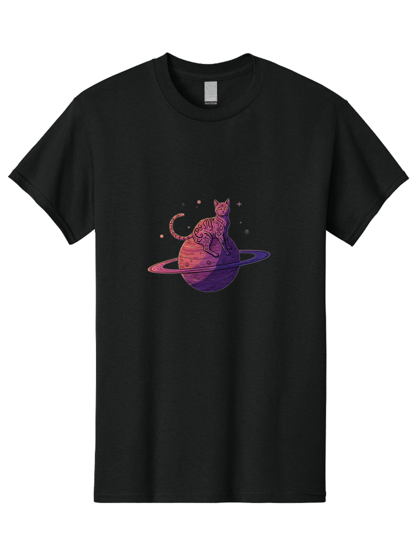 Cat-On-Planet-1 Men'S Graphic Tee, 100% Cotton, Comfortable Casual Summer Wear, Machine Washable, Vintage Camera, Old Camera, Antique Camera, Black Camera, Classic Photography, Photography Equipment, Nostalgic Device, Film Camera, Camera Art Bal983