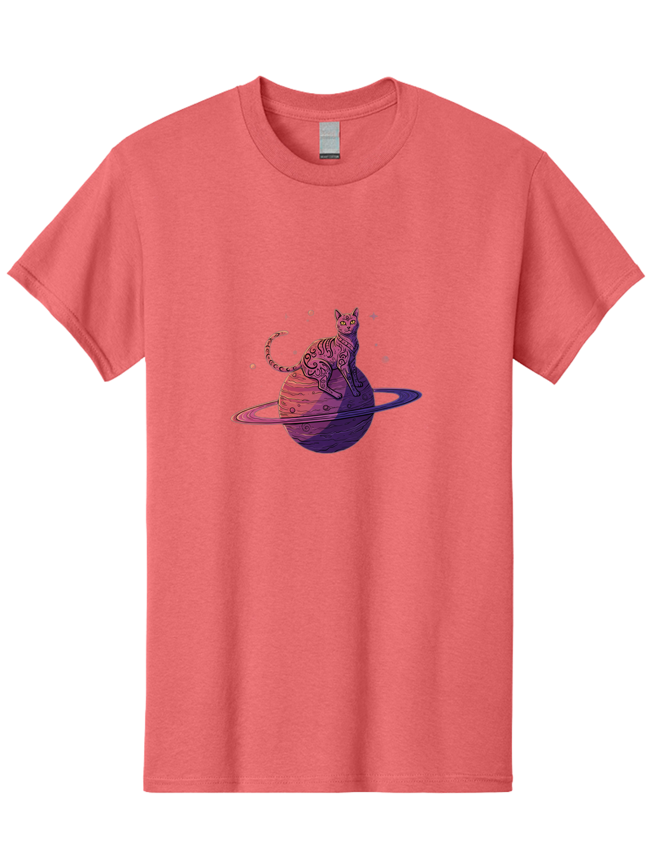Cat-On-Planet-1 Men'S Graphic Tee, 100% Cotton, Comfortable Casual Summer Wear, Machine Washable, Vintage Camera, Old Camera, Antique Camera, Black Camera, Classic Photography, Photography Equipment, Nostalgic Device, Film Camera, Camera Art Bal983