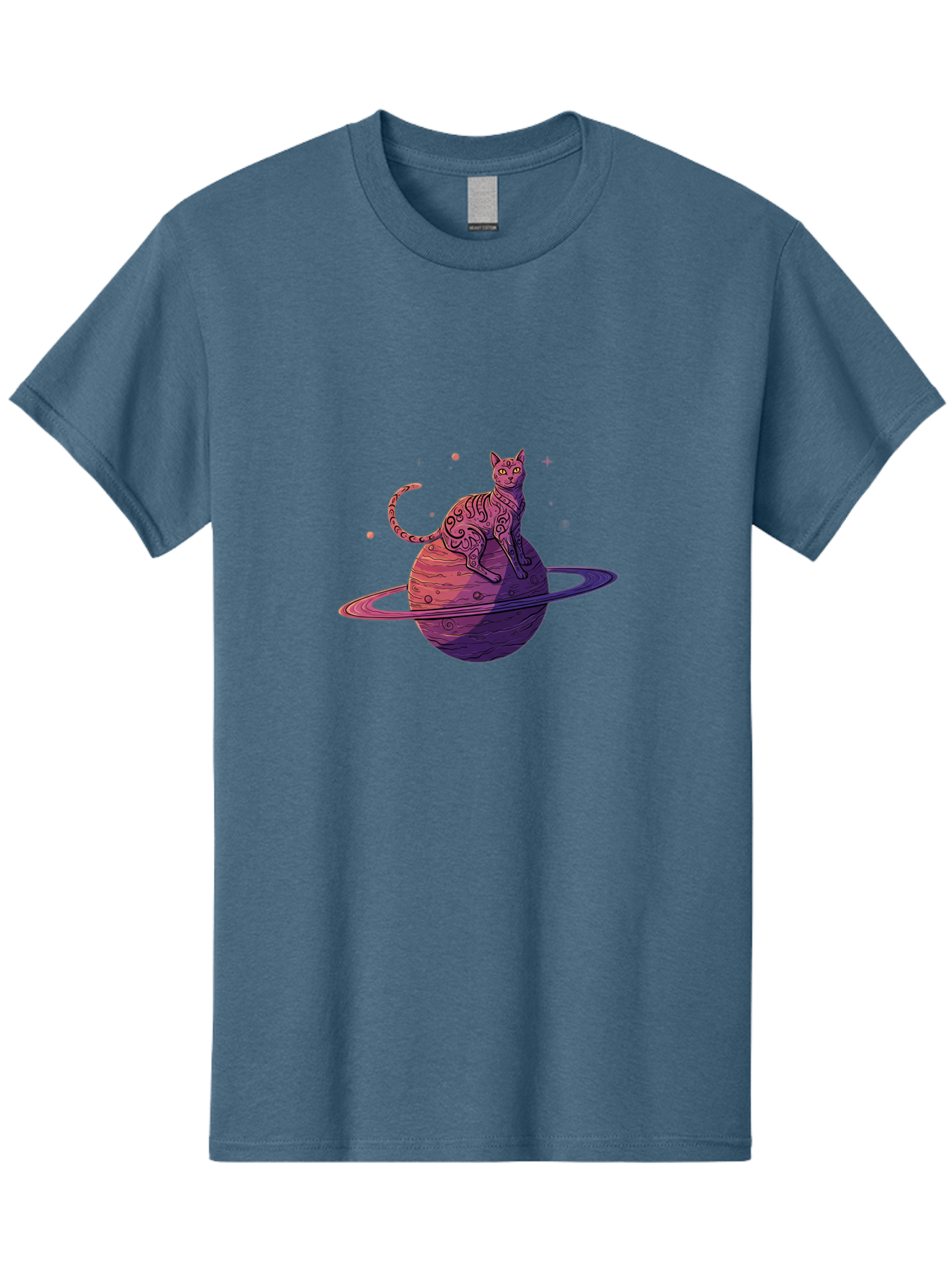 Cat-On-Planet-1 Men'S Graphic Tee, 100% Cotton, Comfortable Casual Summer Wear, Machine Washable, Vintage Camera, Old Camera, Antique Camera, Black Camera, Classic Photography, Photography Equipment, Nostalgic Device, Film Camera, Camera Art Bal983