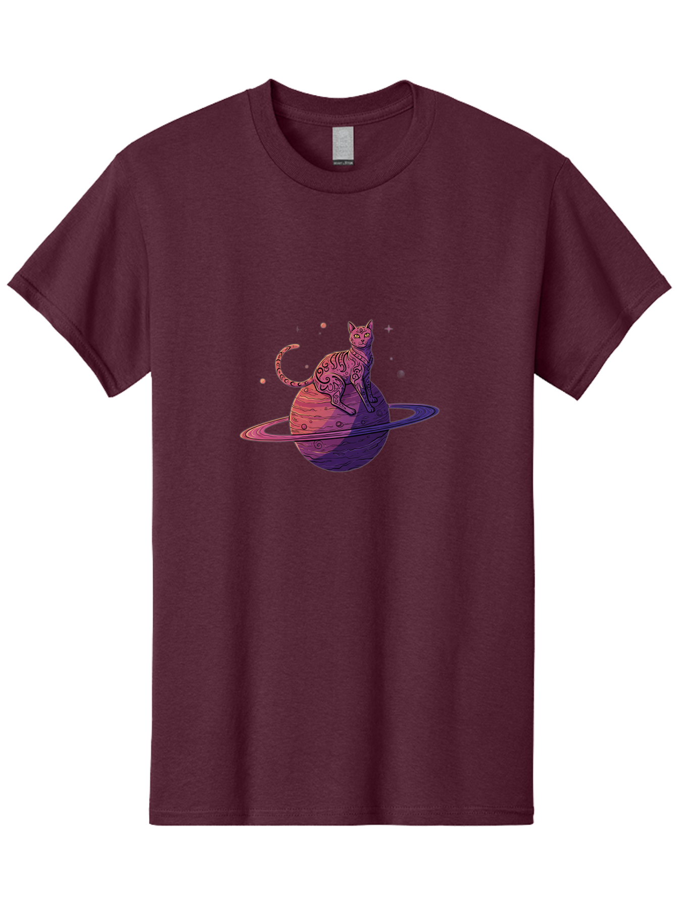 Cat-On-Planet-1 Men'S Graphic Tee, 100% Cotton, Comfortable Casual Summer Wear, Machine Washable, Vintage Camera, Old Camera, Antique Camera, Black Camera, Classic Photography, Photography Equipment, Nostalgic Device, Film Camera, Camera Art Bal983