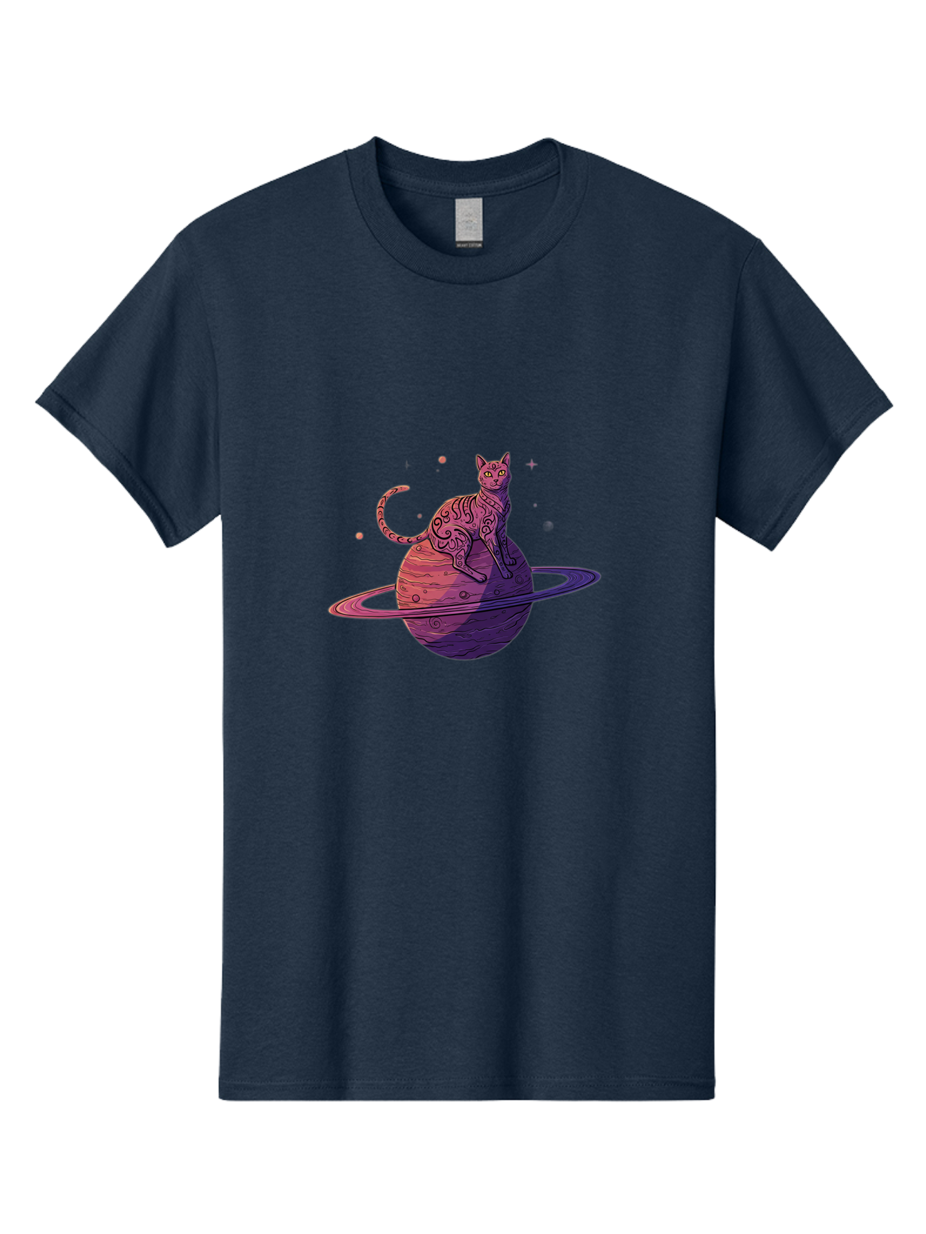 Cat-On-Planet-1 Men'S Graphic Tee, 100% Cotton, Comfortable Casual Summer Wear, Machine Washable, Vintage Camera, Old Camera, Antique Camera, Black Camera, Classic Photography, Photography Equipment, Nostalgic Device, Film Camera, Camera Art Bal983