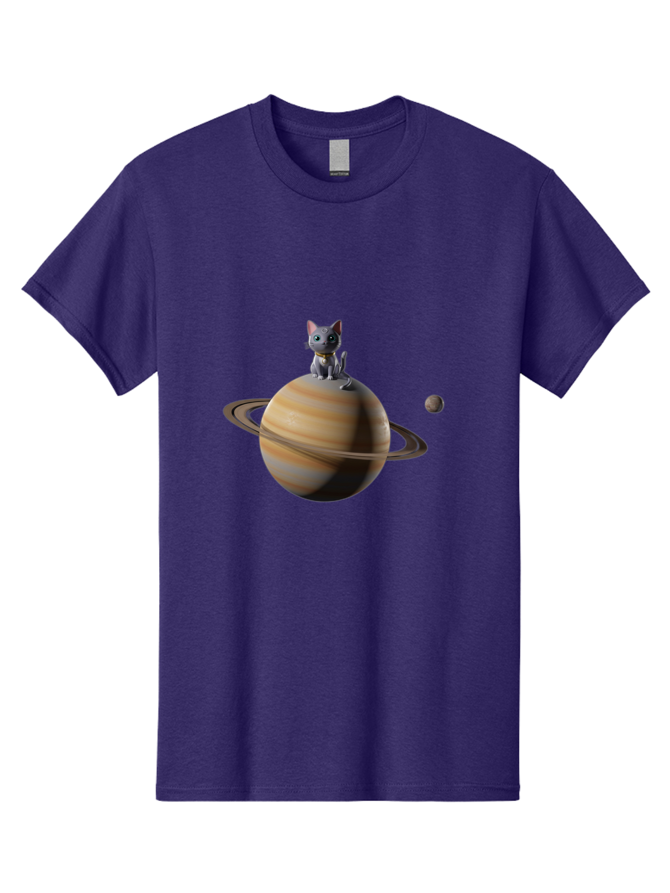 Cat-On-Saturn-1 Men'S Graphic Tee, 100% Cotton, Comfortable Casual Summer Wear, Machine Washable, Vintage Camera, Old Camera, Antique Camera, Black Camera, Classic Photography, Photography Equipment, Nostalgic Device, Film Camera, Camera Art Bal985