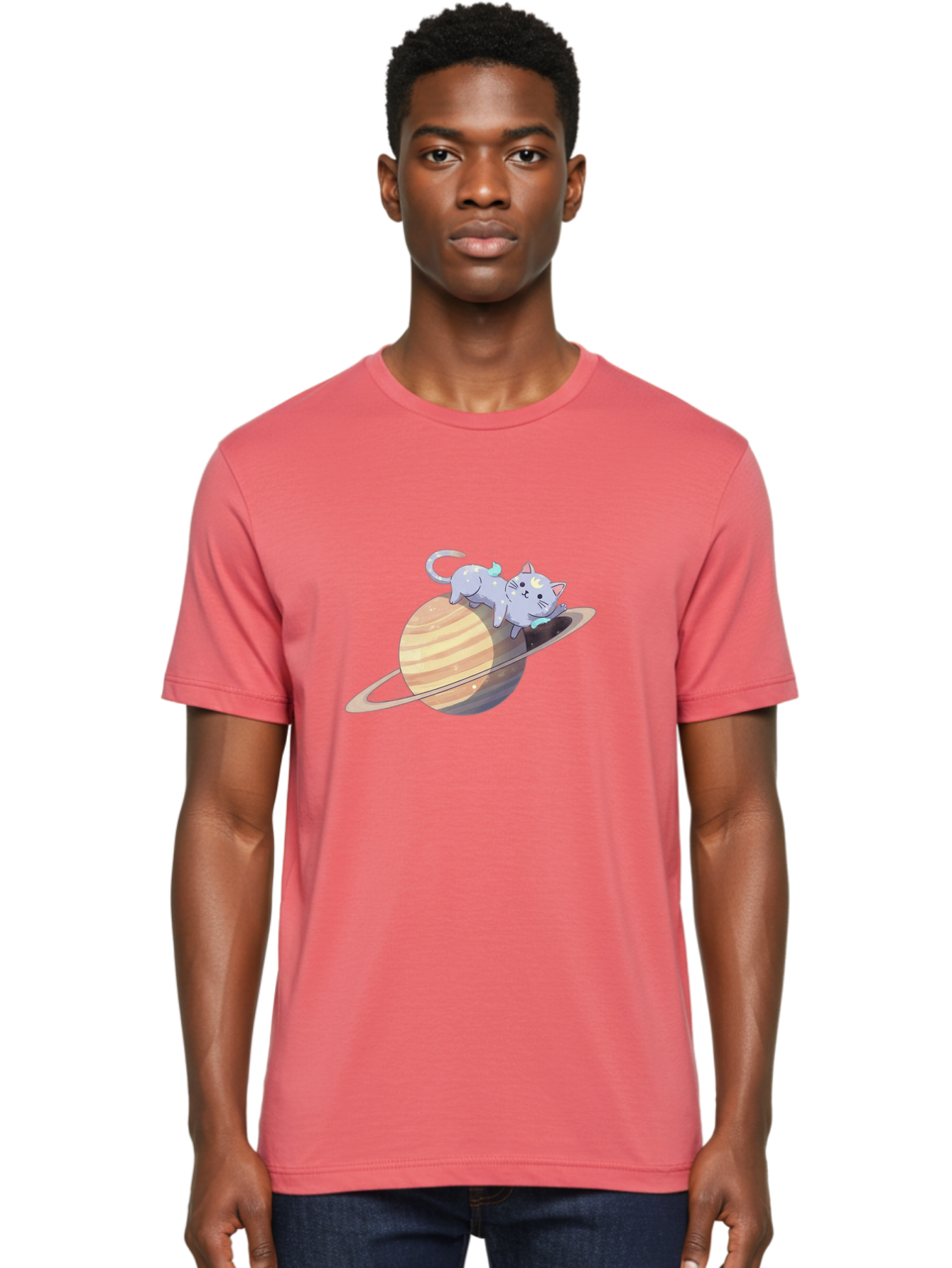 Cat-On-Saturn Men'S Graphic Tee, 100% Cotton, Comfortable Casual Summer Wear, Machine Washable, Vintage Camera, Old Camera, Antique Camera, Black Camera, Classic Photography, Photography Equipment, Nostalgic Device, Film Camera, Camera Art Bal987