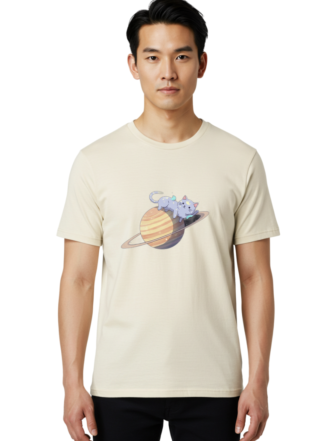 Cat-On-Saturn Men'S Graphic Tee, 100% Cotton, Comfortable Casual Summer Wear, Machine Washable, Vintage Camera, Old Camera, Antique Camera, Black Camera, Classic Photography, Photography Equipment, Nostalgic Device, Film Camera, Camera Art Bal987