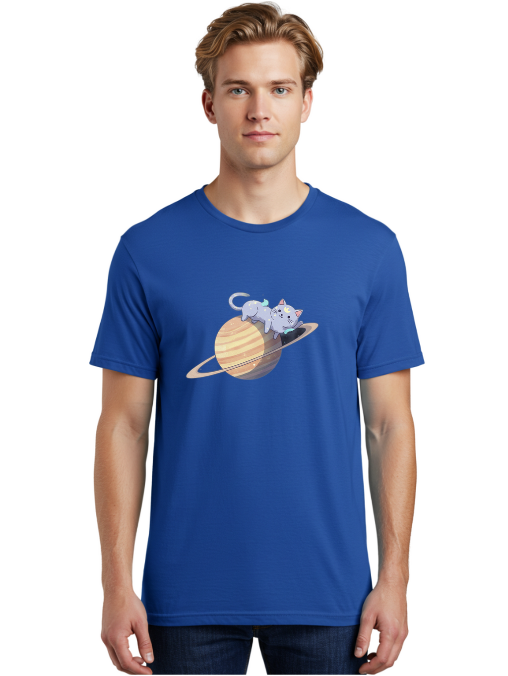 Cat-On-Saturn Men'S Graphic Tee, 100% Cotton, Comfortable Casual Summer Wear, Machine Washable, Vintage Camera, Old Camera, Antique Camera, Black Camera, Classic Photography, Photography Equipment, Nostalgic Device, Film Camera, Camera Art Bal987