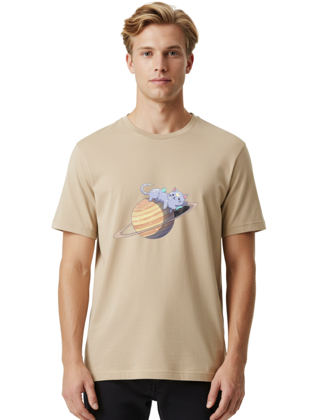 Cat-On-Saturn Men'S Graphic Tee, 100% Cotton, Comfortable Casual Summer Wear, Machine Washable, Vintage Camera, Old Camera, Antique Camera, Black Camera, Classic Photography, Photography Equipment, Nostalgic Device, Film Camera, Camera Art Bal987