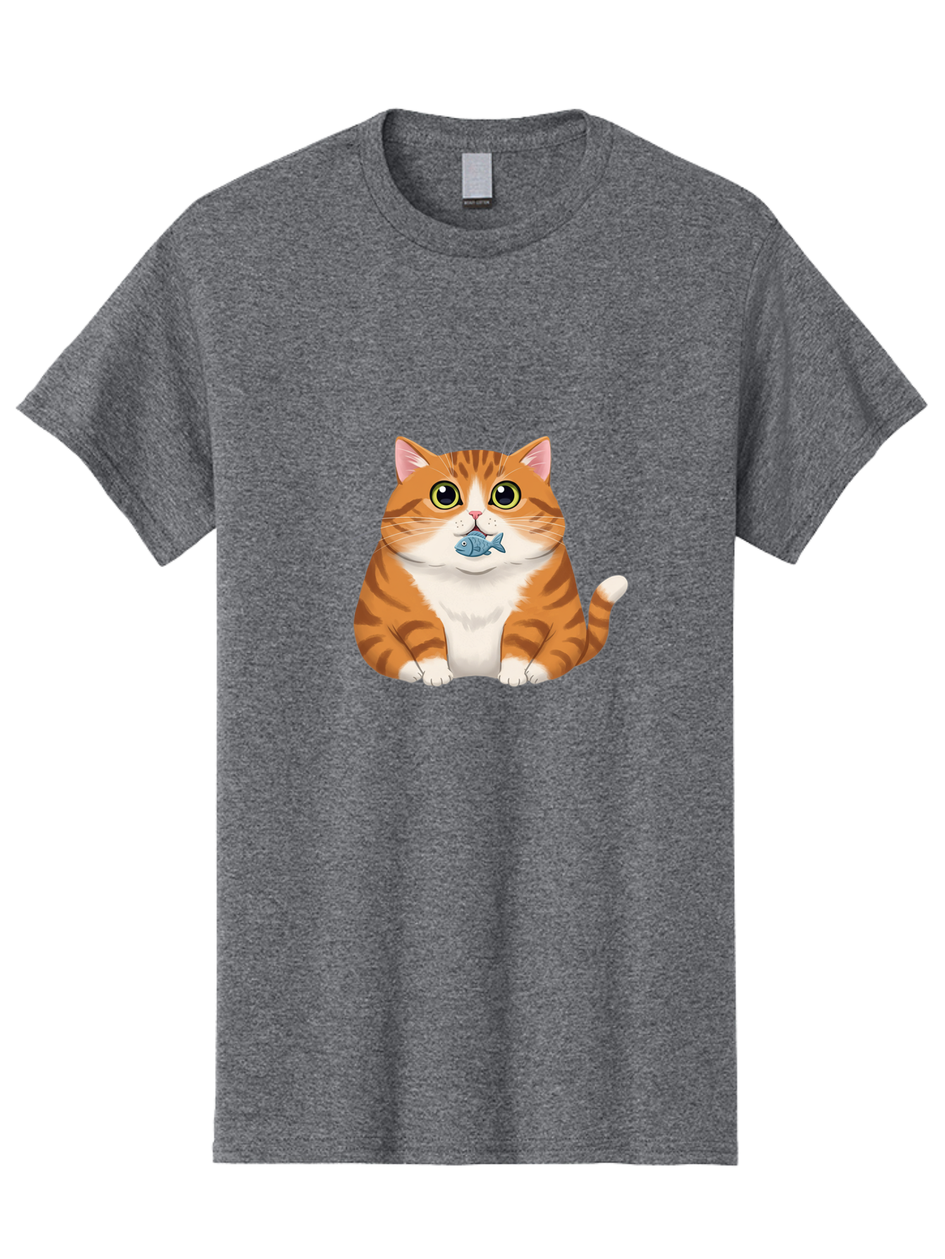 Cat-With-Fish-1 Men'S Graphic Tee, 100% Cotton, Comfortable Casual Summer Wear, Machine Washable, Vintage Camera, Old Camera, Antique Camera, Black Camera, Classic Photography, Photography Equipment, Nostalgic Device, Film Camera, Camera Art Bal988