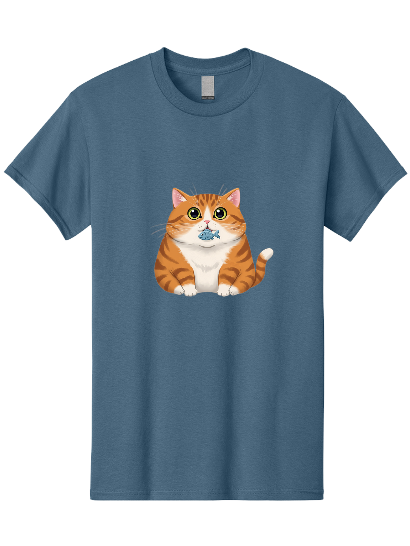Cat-With-Fish-1 Men'S Graphic Tee, 100% Cotton, Comfortable Casual Summer Wear, Machine Washable, Vintage Camera, Old Camera, Antique Camera, Black Camera, Classic Photography, Photography Equipment, Nostalgic Device, Film Camera, Camera Art Bal988