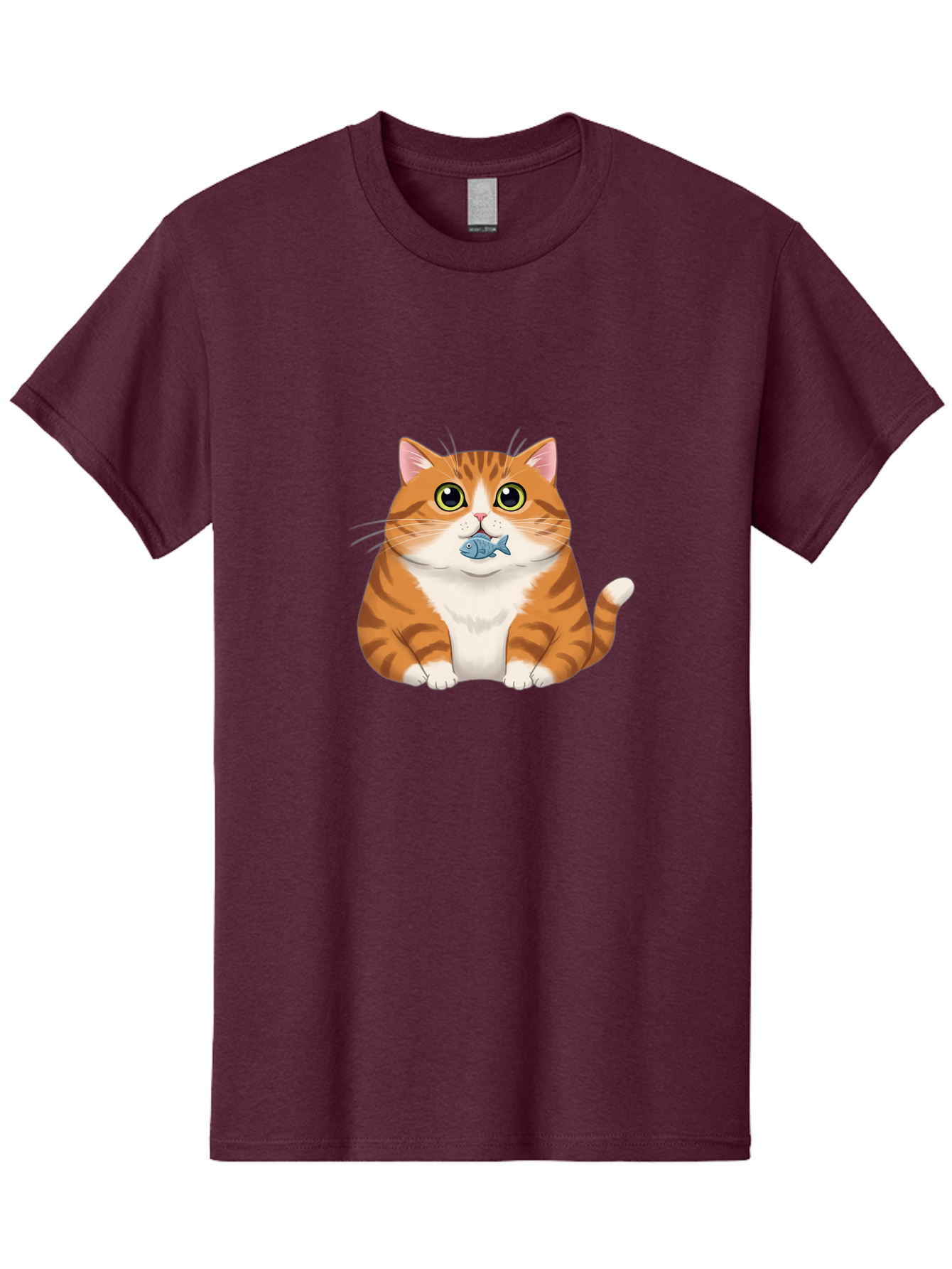 Cat-With-Fish-1 Men'S Graphic Tee, 100% Cotton, Comfortable Casual Summer Wear, Machine Washable, Vintage Camera, Old Camera, Antique Camera, Black Camera, Classic Photography, Photography Equipment, Nostalgic Device, Film Camera, Camera Art Bal988