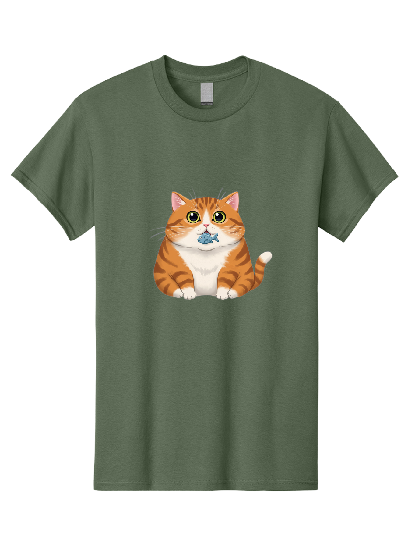 Cat-With-Fish-1 Men'S Graphic Tee, 100% Cotton, Comfortable Casual Summer Wear, Machine Washable, Vintage Camera, Old Camera, Antique Camera, Black Camera, Classic Photography, Photography Equipment, Nostalgic Device, Film Camera, Camera Art Bal988