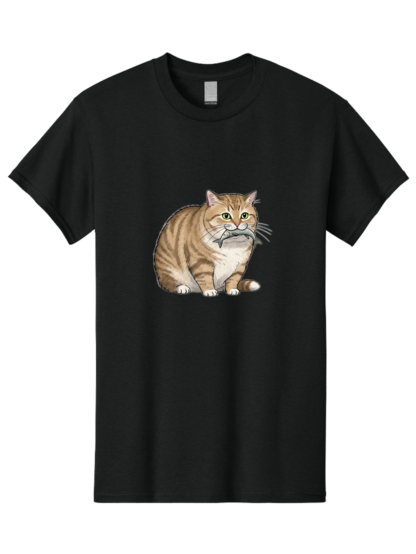 Cat-With-Fish-10 Men'S Graphic Tee, 100% Cotton, Comfortable Casual Summer Wear, Machine Washable, Vintage Camera, Old Camera, Antique Camera, Black Camera, Classic Photography, Photography Equipment, Nostalgic Device, Film Camera, Camera Art Bal989
