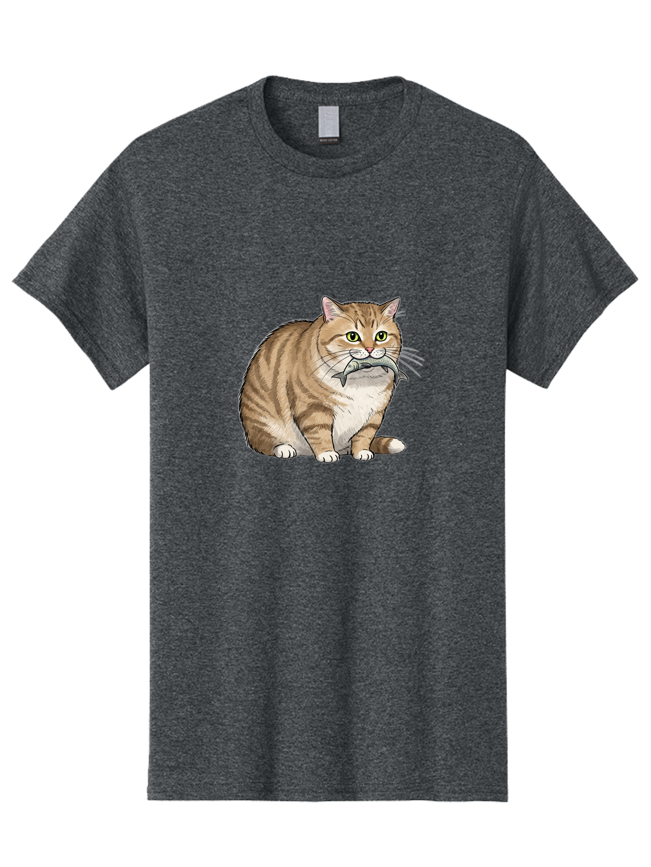 Cat-With-Fish-10 Men'S Graphic Tee, 100% Cotton, Comfortable Casual Summer Wear, Machine Washable, Vintage Camera, Old Camera, Antique Camera, Black Camera, Classic Photography, Photography Equipment, Nostalgic Device, Film Camera, Camera Art Bal989