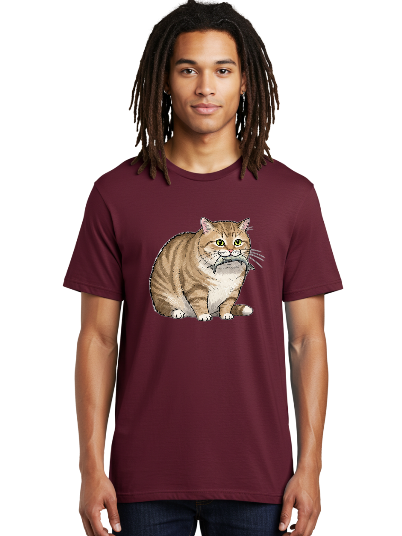 Cat-With-Fish-10 Men'S Graphic Tee, 100% Cotton, Comfortable Casual Summer Wear, Machine Washable, Vintage Camera, Old Camera, Antique Camera, Black Camera, Classic Photography, Photography Equipment, Nostalgic Device, Film Camera, Camera Art Bal989