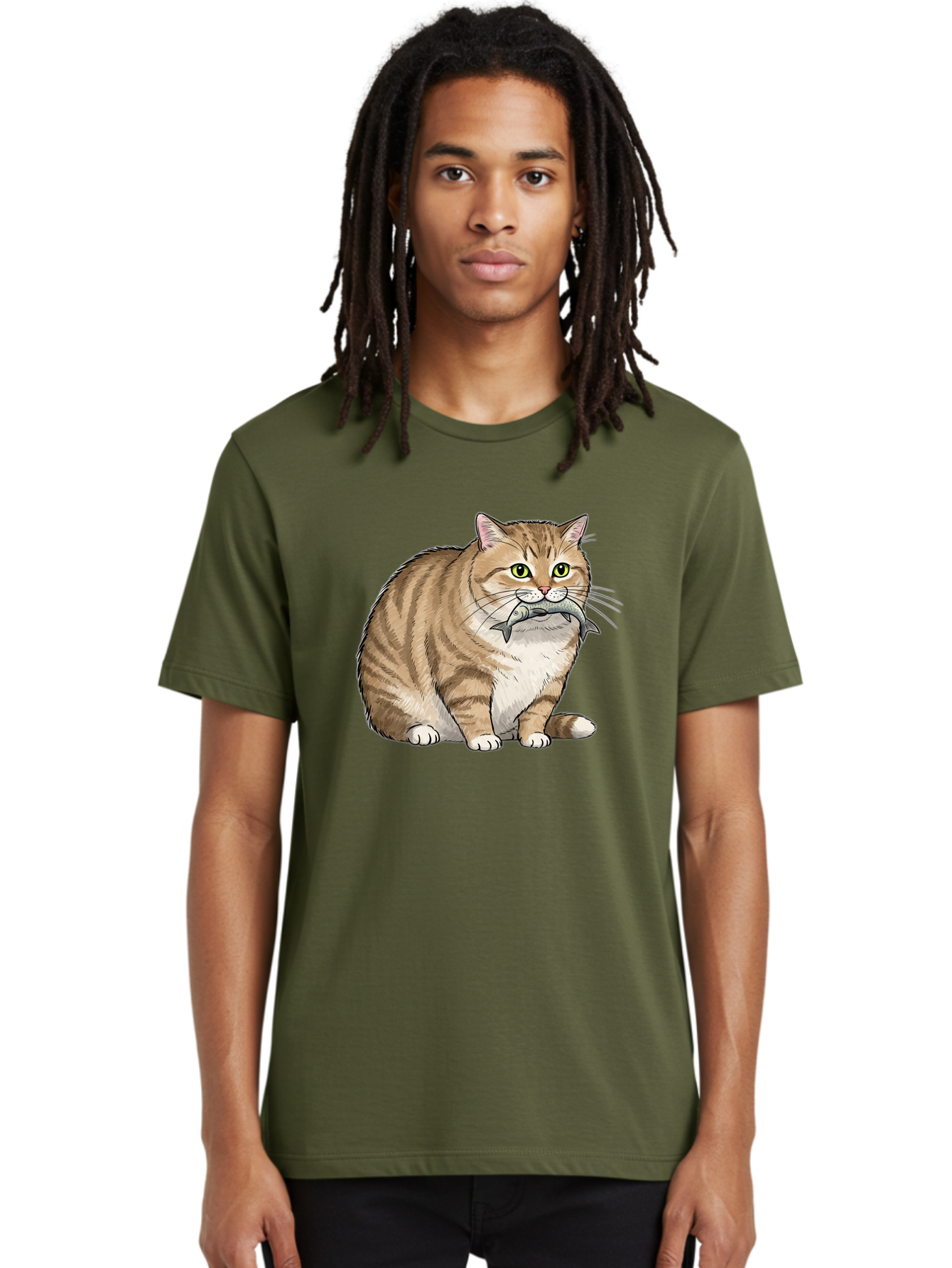 Cat-With-Fish-10 Men'S Graphic Tee, 100% Cotton, Comfortable Casual Summer Wear, Machine Washable, Vintage Camera, Old Camera, Antique Camera, Black Camera, Classic Photography, Photography Equipment, Nostalgic Device, Film Camera, Camera Art Bal989