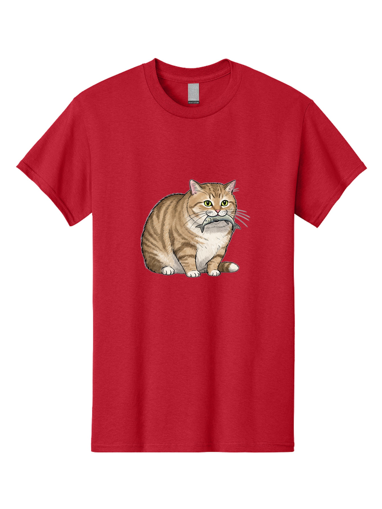 Cat-With-Fish-10 Men'S Graphic Tee, 100% Cotton, Comfortable Casual Summer Wear, Machine Washable, Vintage Camera, Old Camera, Antique Camera, Black Camera, Classic Photography, Photography Equipment, Nostalgic Device, Film Camera, Camera Art Bal989